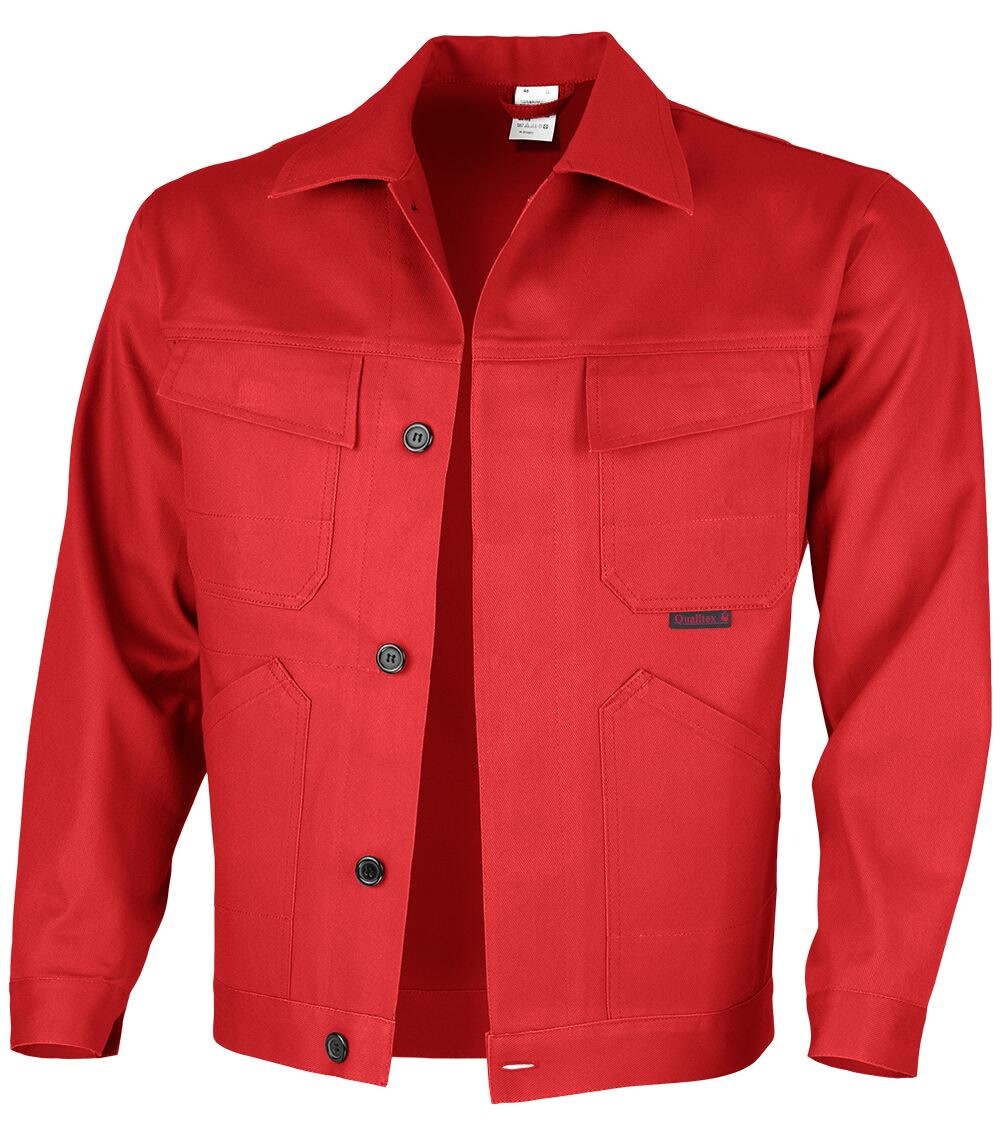 QUALITEX HIGH QUALITY WORKWEAR Bundjacke classic rot Damen: 54 Herren: 60