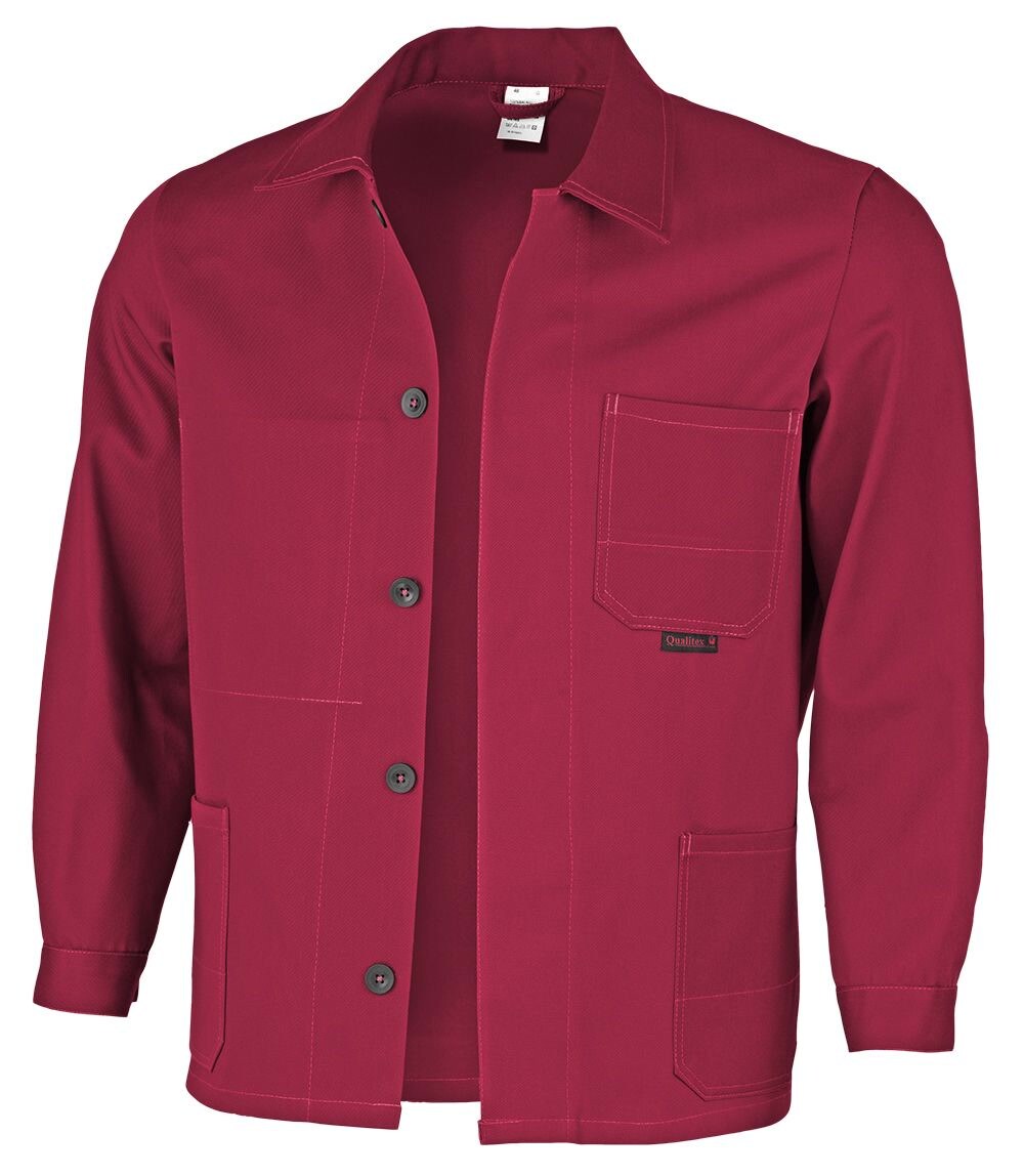 QUALITEX HIGH QUALITY WORKWEAR Langjacke favorit rot Damen: 58 Herren: 64