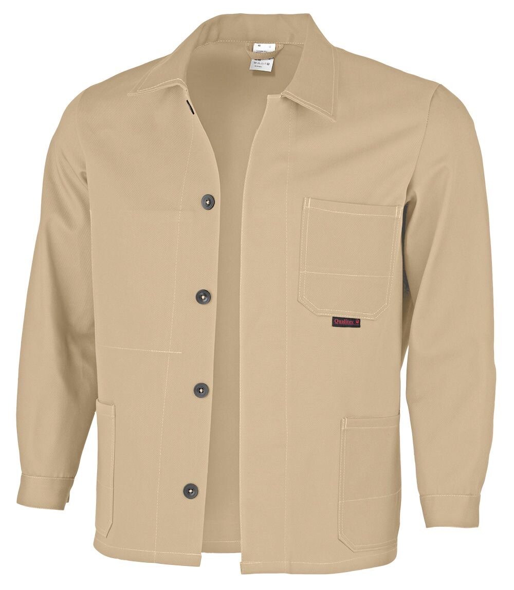 QUALITEX HIGH QUALITY WORKWEAR Langjacke favorit khaki Damen: 46 Herren: 52