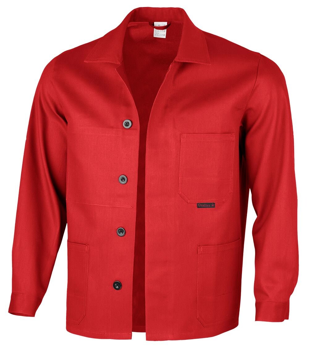 QUALITEX HIGH QUALITY WORKWEAR Langjacke classic feuerrot Damen: 54 Herren: 60