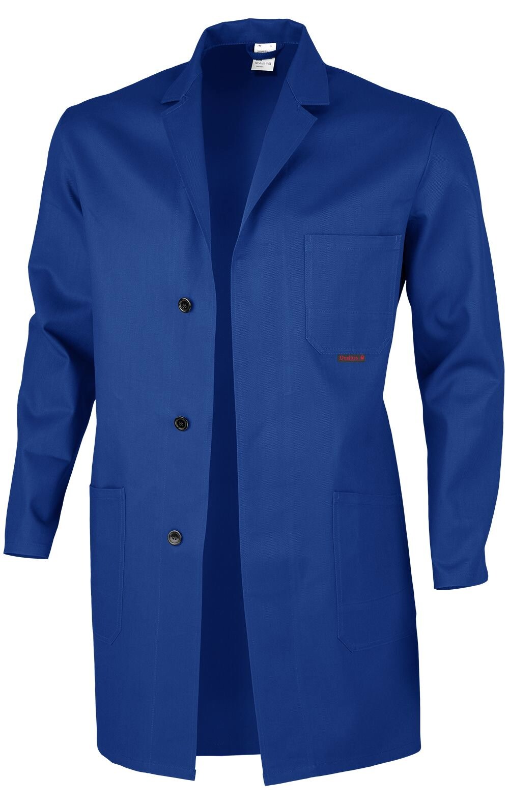QUALITEX HIGH QUALITY WORKWEAR Berufsmantel classic kornblau Damen: 56 Herren: 62