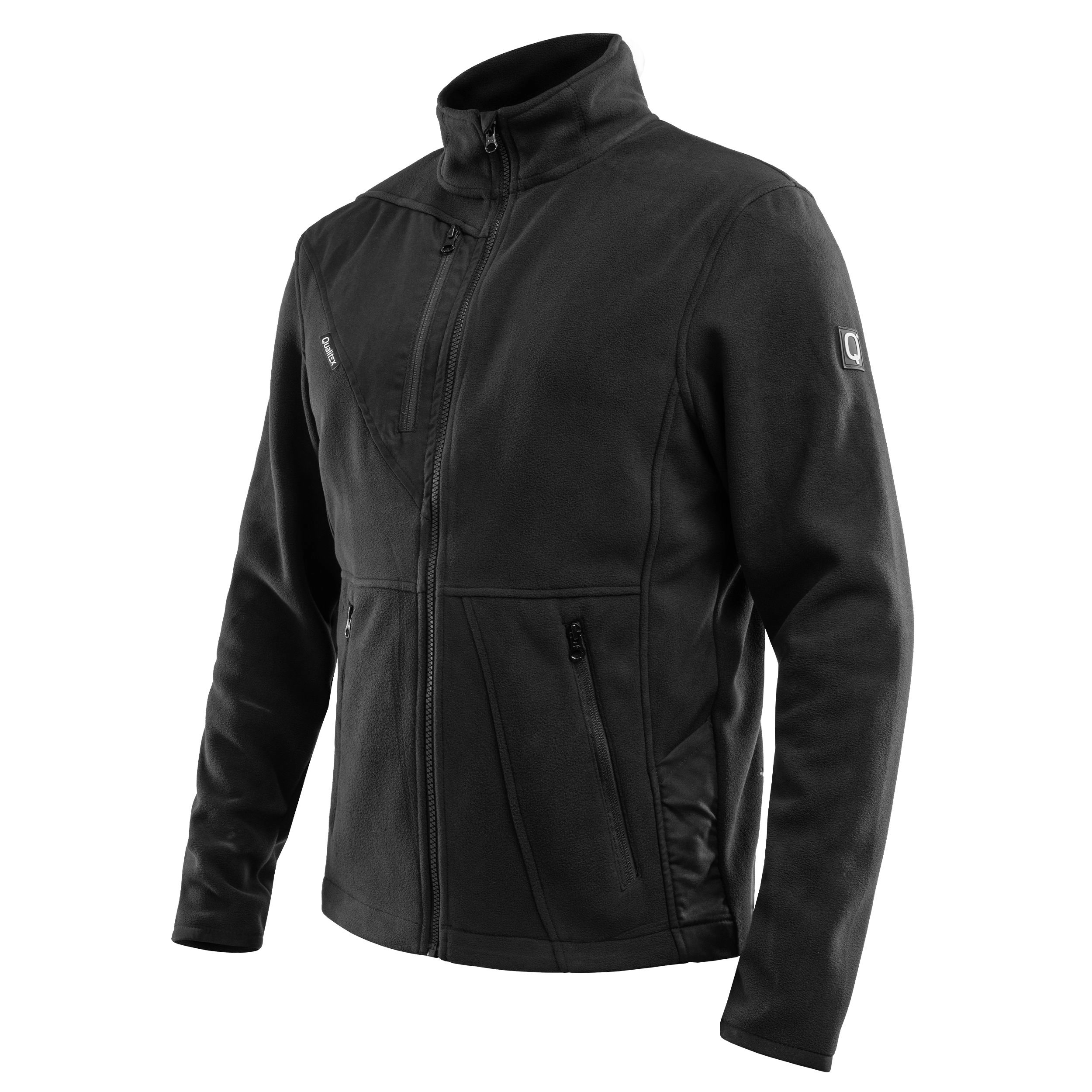 QUALITEX HIGH QUALITY WORKWEAR Fleecejacke PRO+ schwarz Damen: 38 Herren: S 