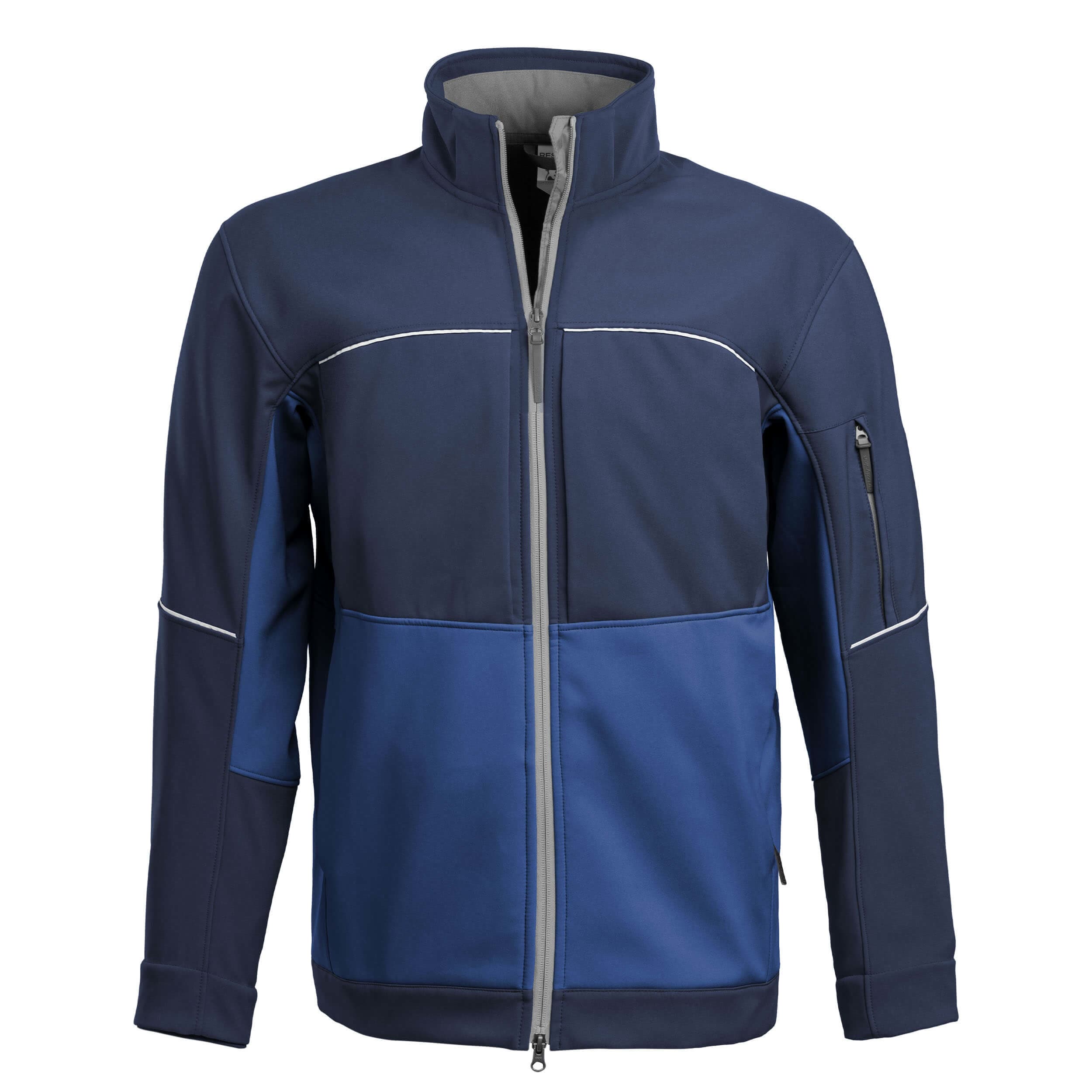 QUALITEX HIGH QUALITY WORKWEAR Softshelljacke RESIST marine/blau Herren: S 