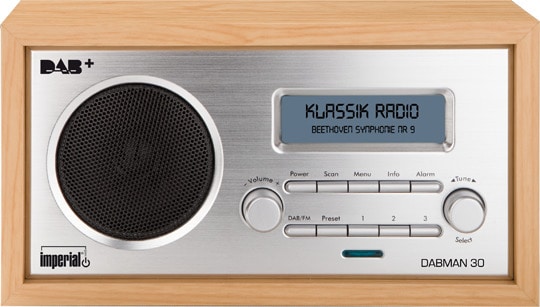 Imperial Dabman 30 DAB+ Radio buche/silber 