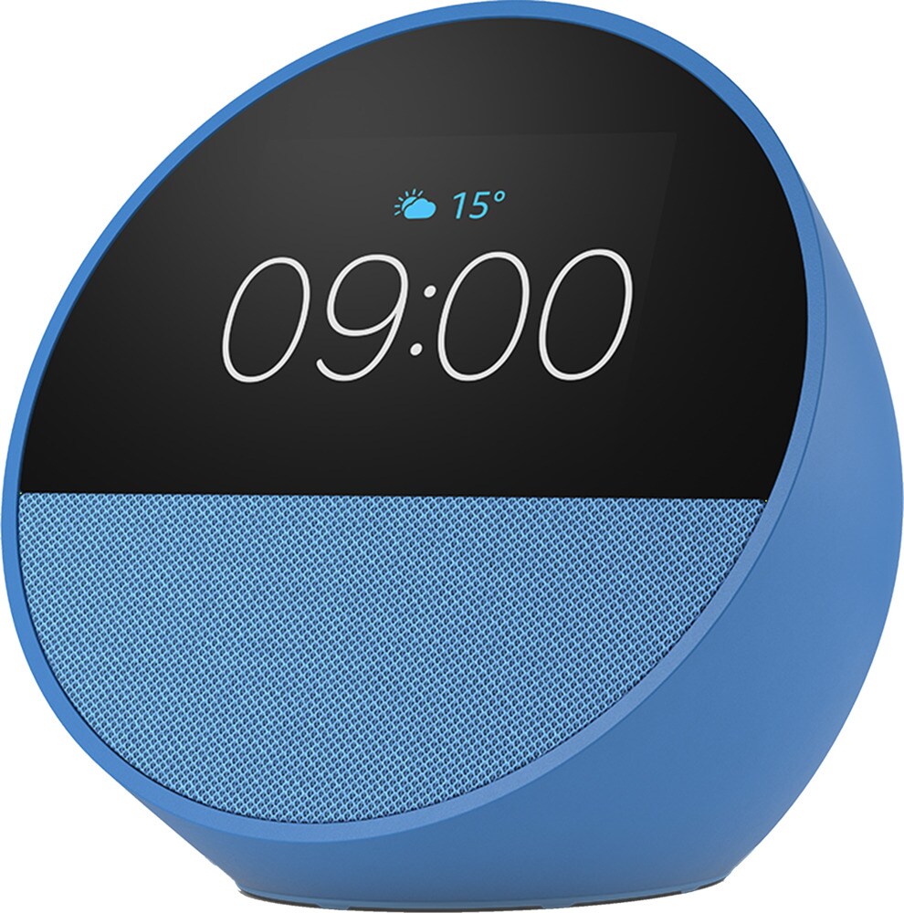 Amazon Echo Spot (2024) m. Uhr blau 
