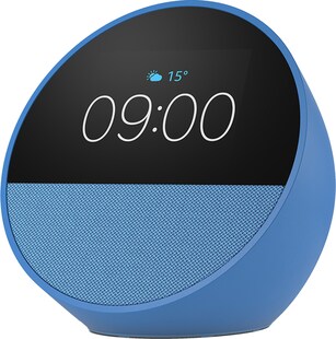 Amazon Echo Spot (2024) m. Uhr blau 