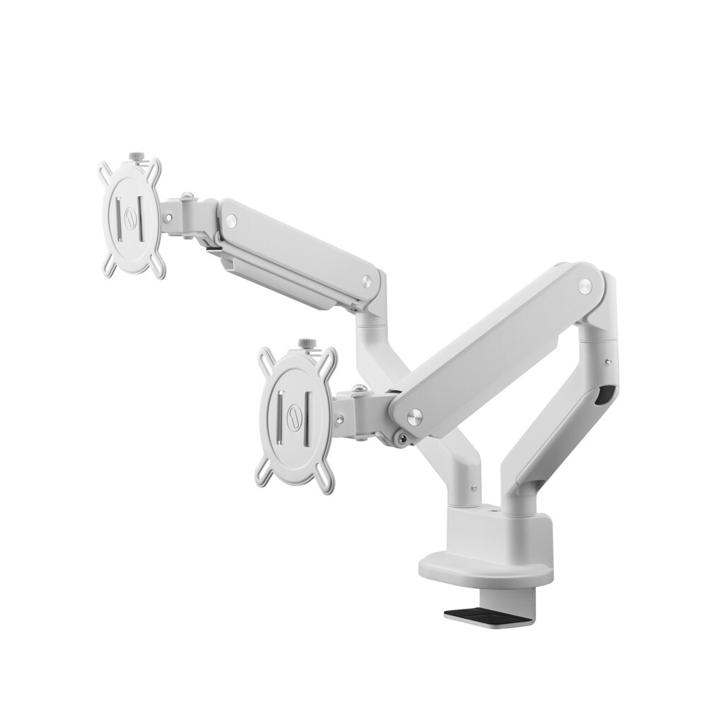 One for All Monitor Halterung Solid Dual wei&szlig; 