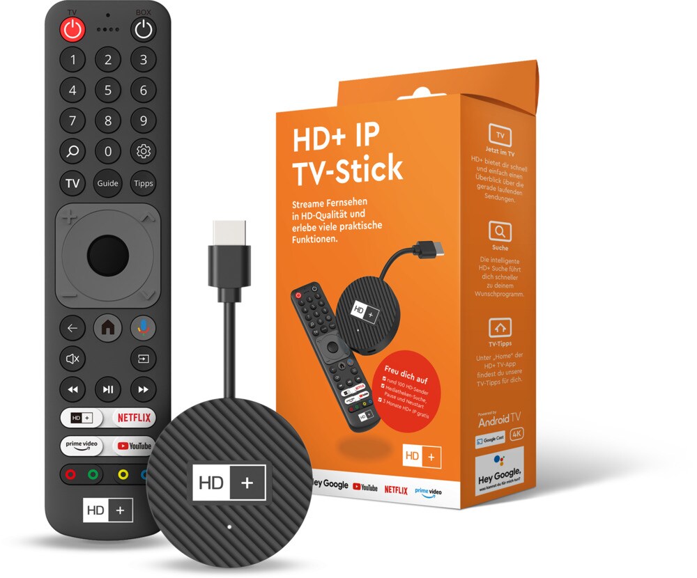 HD plus HD+ IP TV-Stick inkl. HD+ IP f&uuml;r 3 Monate 