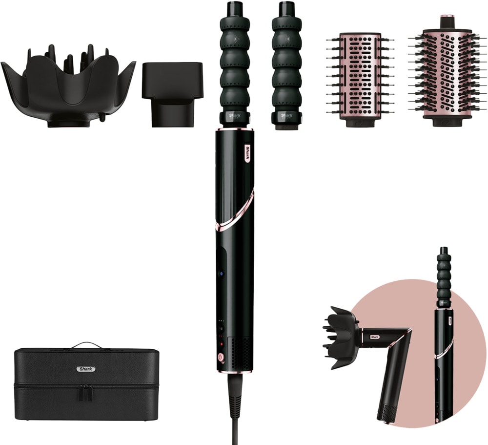 Shark HD446EU FlexStyle 5in1 Haartrockner schwarz 