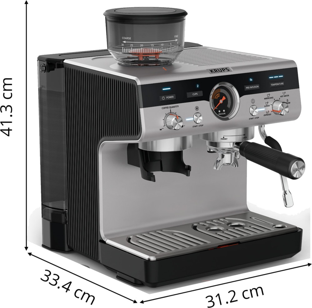 Krups Precision XP801T Siebtr&auml;germaschine 