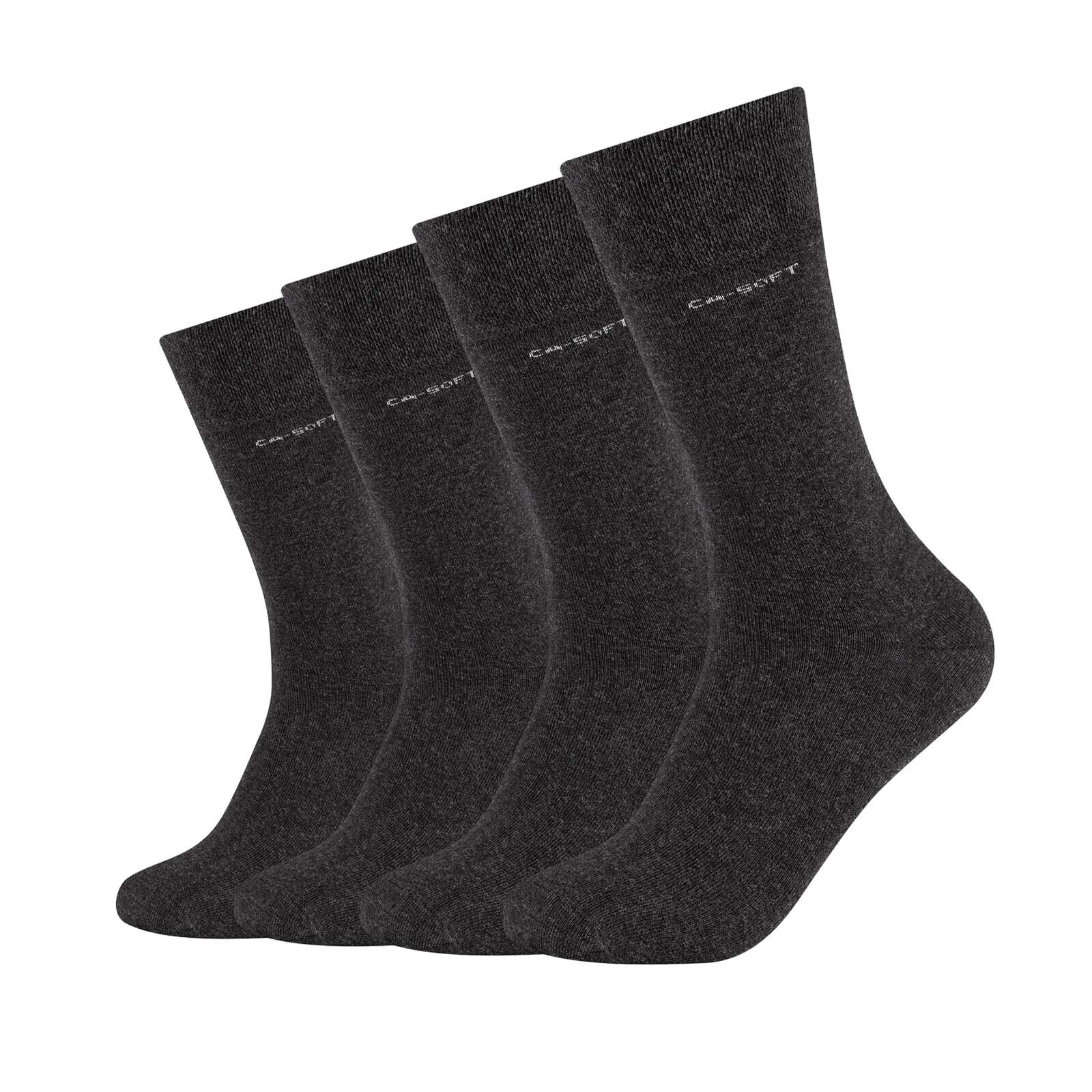 Camano Socken "ca-soft" mit verstärktem Fersen- und Zehenbereich