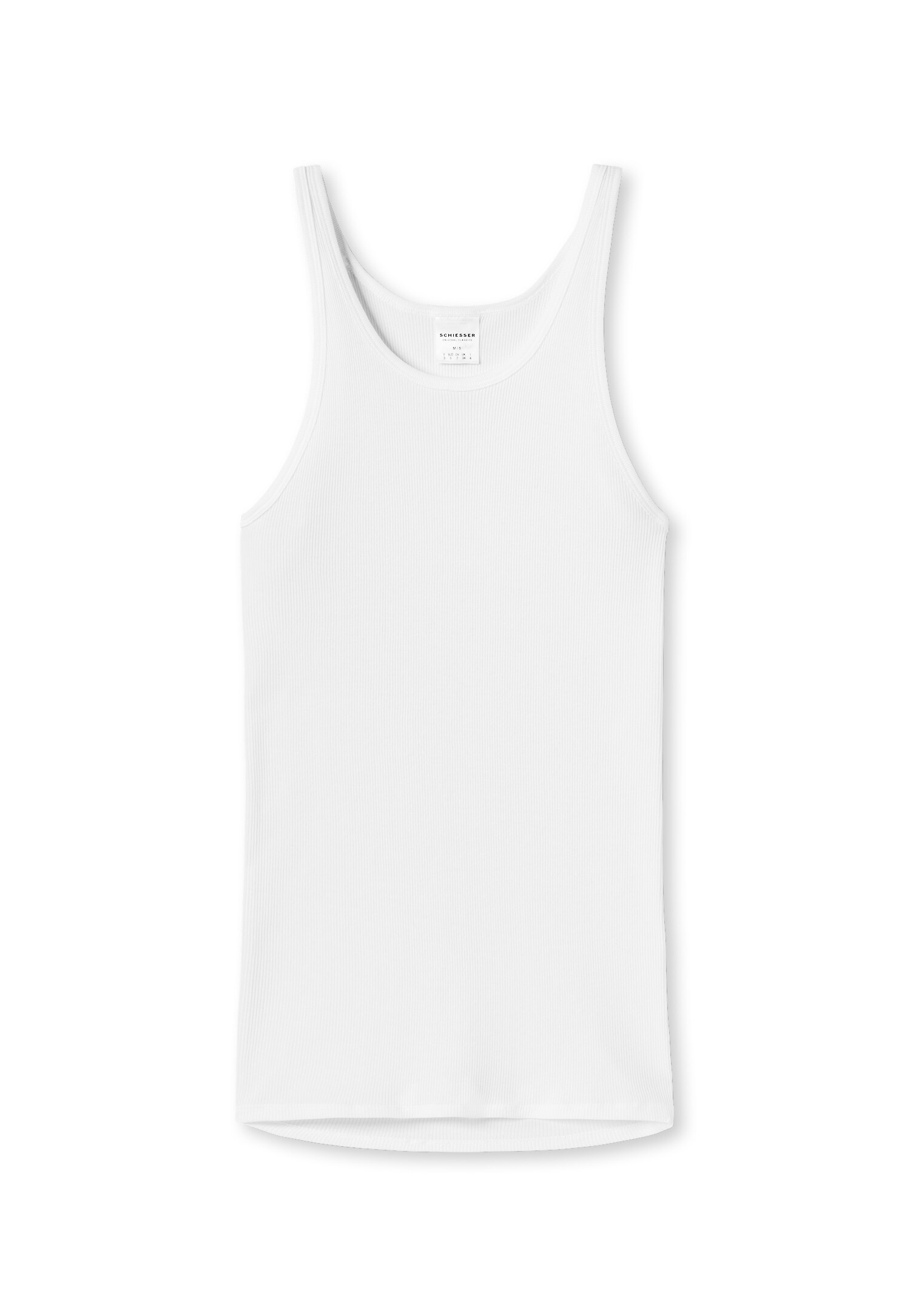 Herren Unterhemd Wei&szlig; 