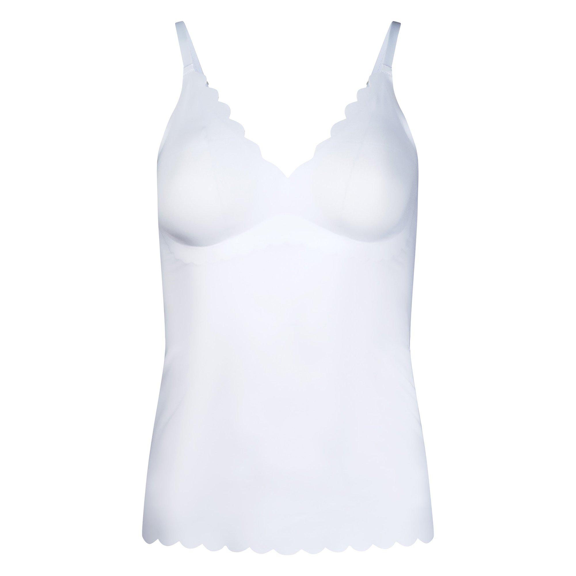 Da. Spaghettishirt herausn. Pads Sensation Damen Unterhemd 