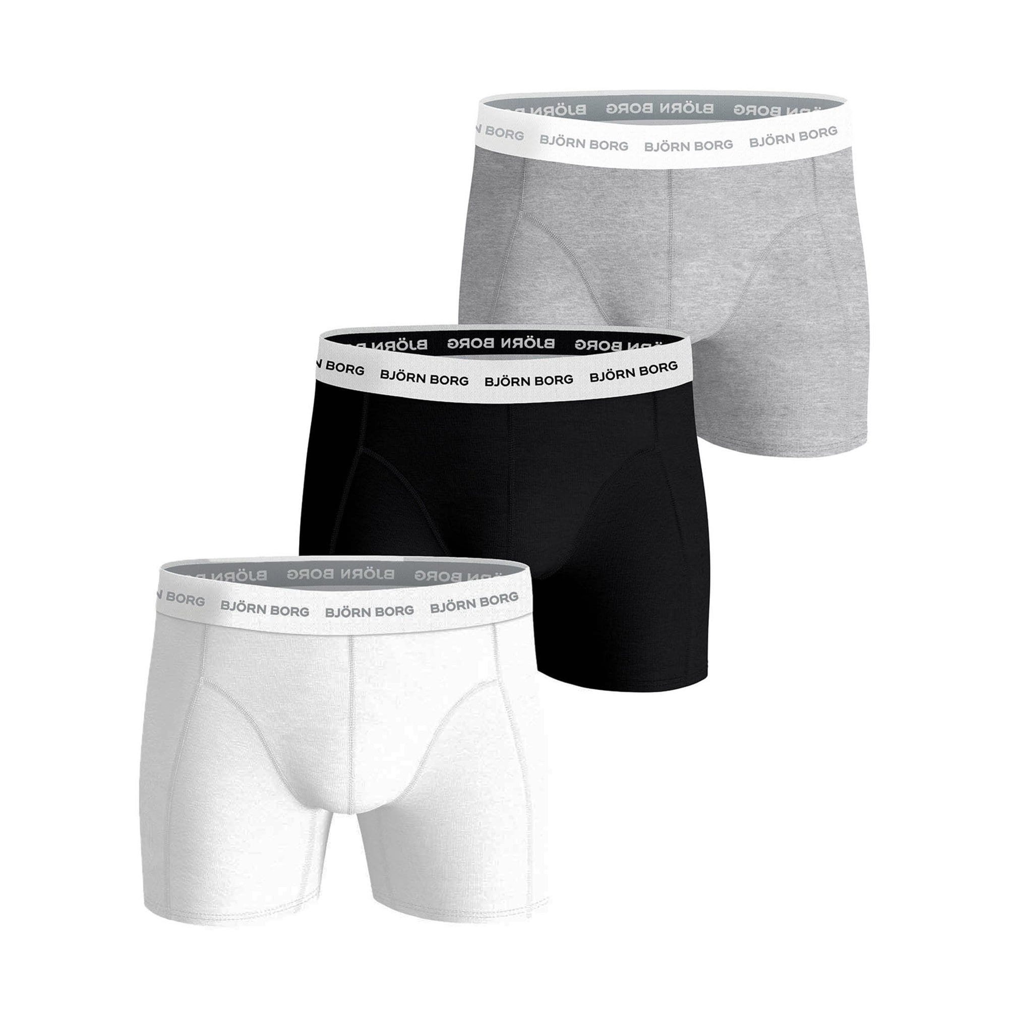 Cotton Stretch Boxer Trunks 3P Herren Boxershort 