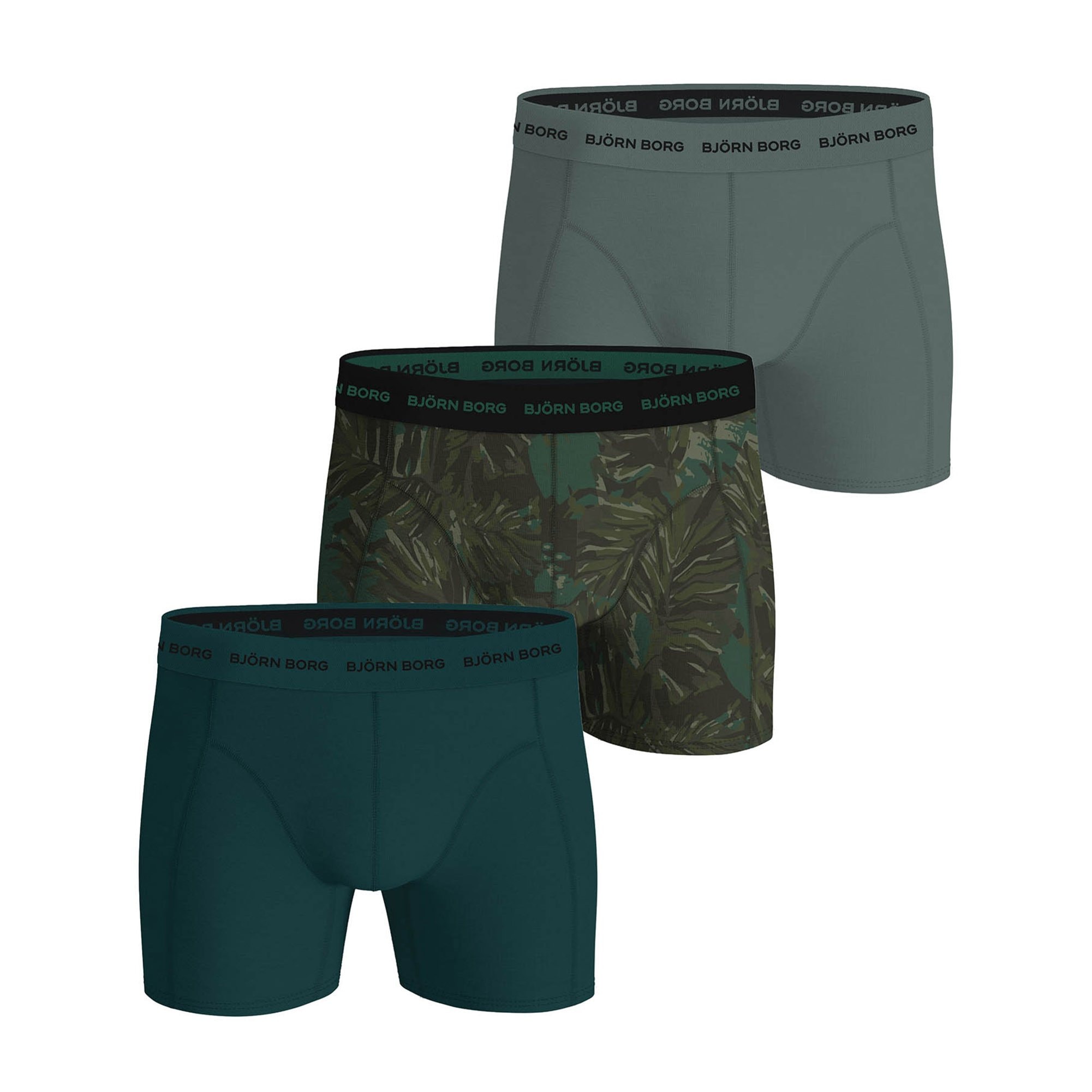 Cotton Stretch Boxer 3P Herren Boxershort 