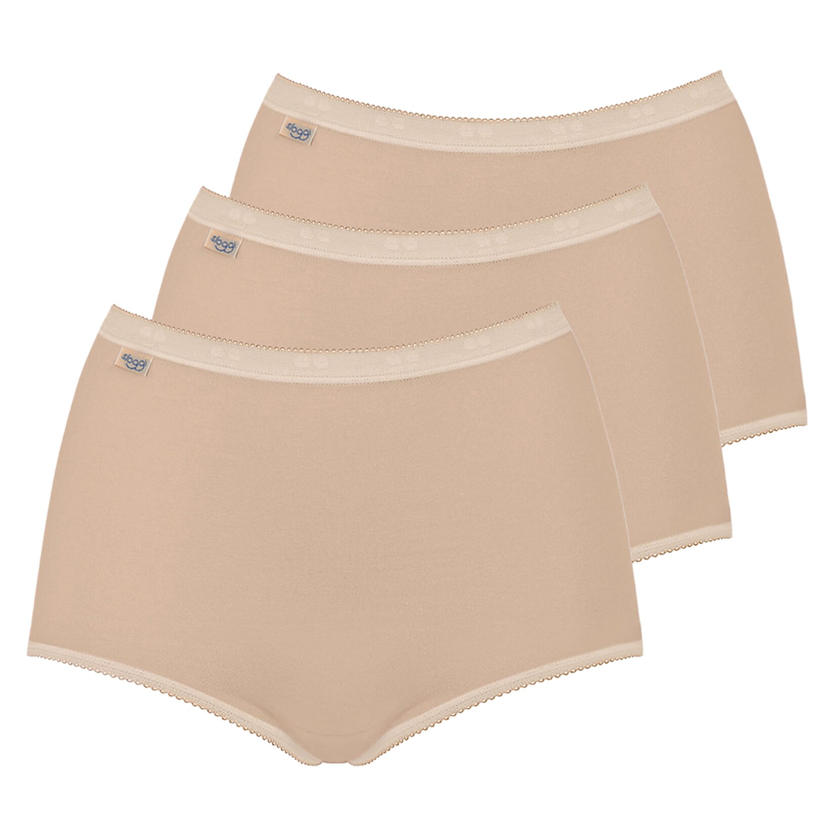 sloggi Maxislip "Basic+" perfekter Sitz, Baumwollmischung, weich, elastisch