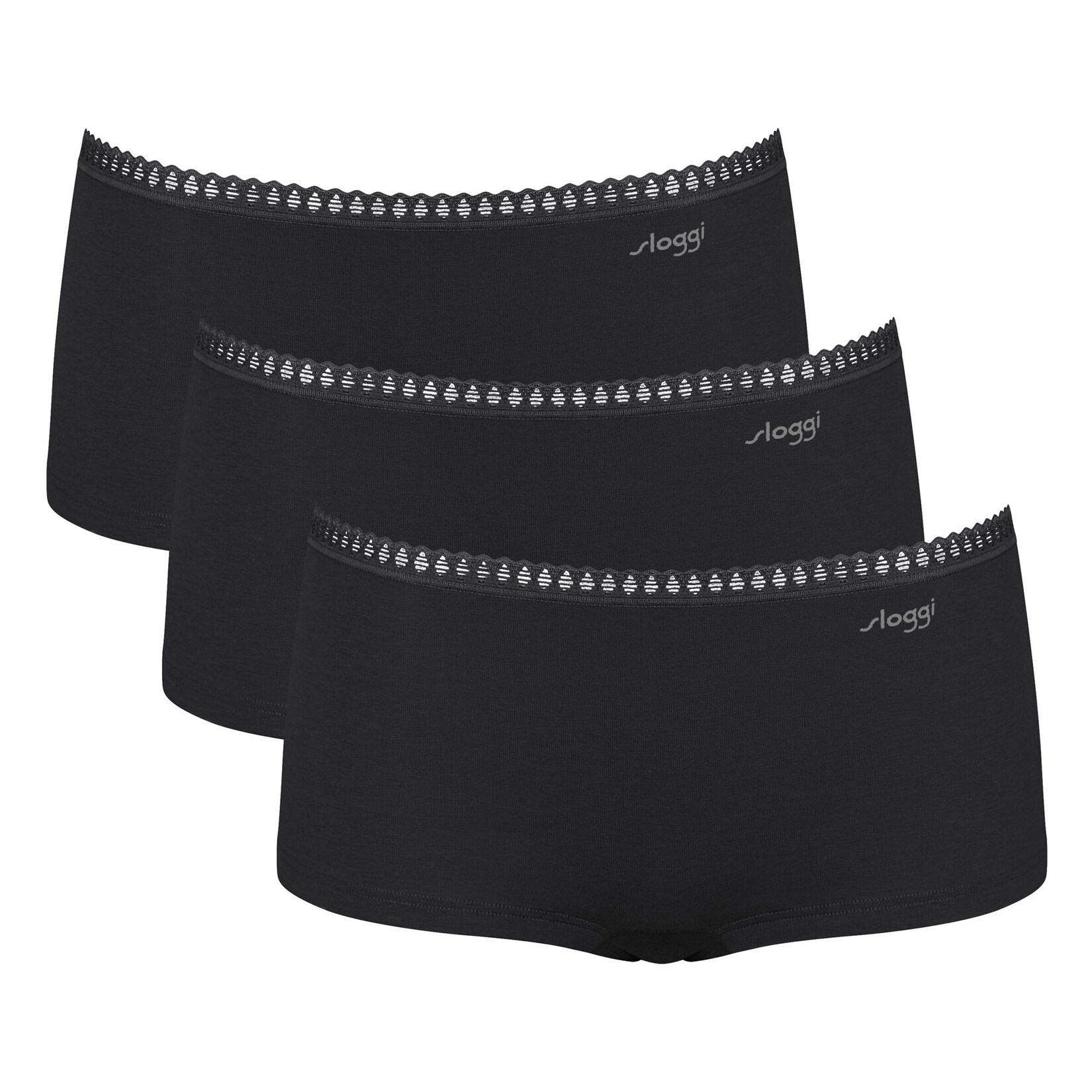 sloggi Panty "GO Crush" mit Spitzendetails, Cotton-Mix
