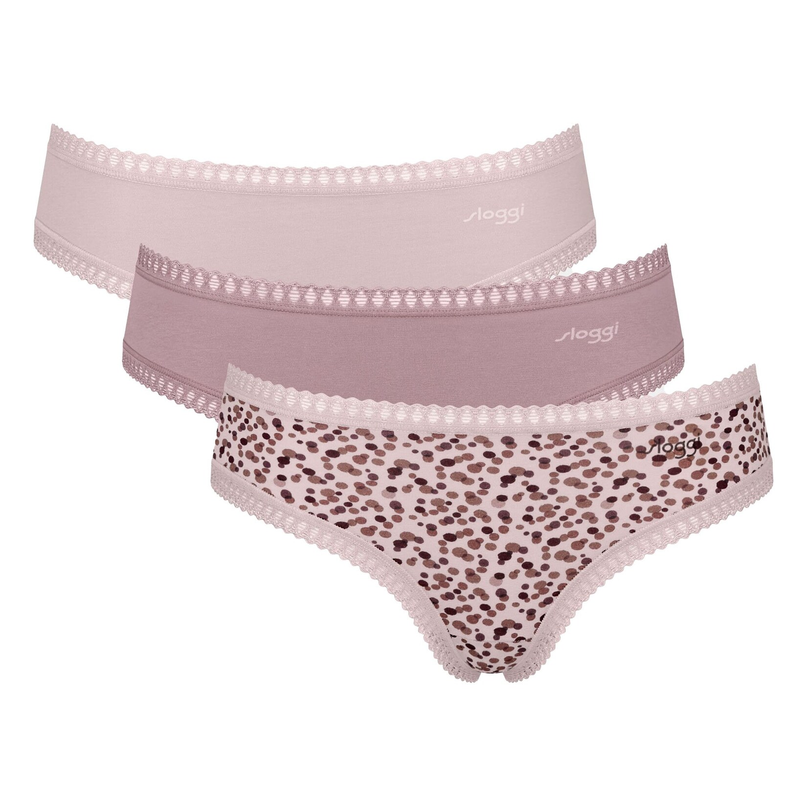 Höschen für Damen Sloggi Go Crush Hipster (x3)