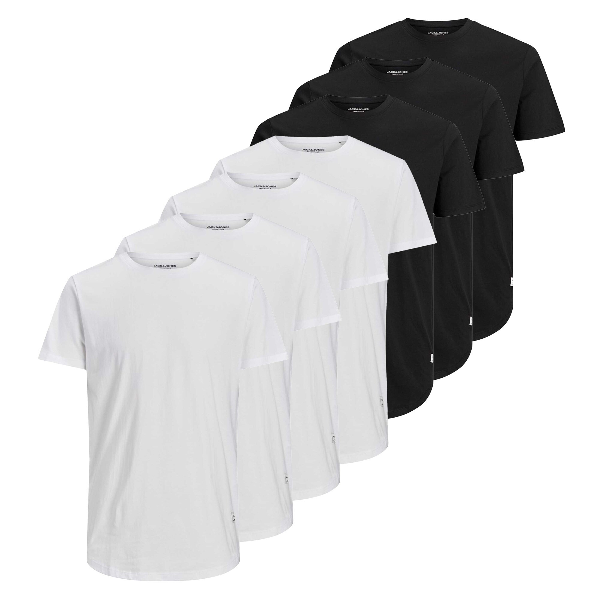 JJENOA TEE CREW NECK 7PK Herren T-Shirt 