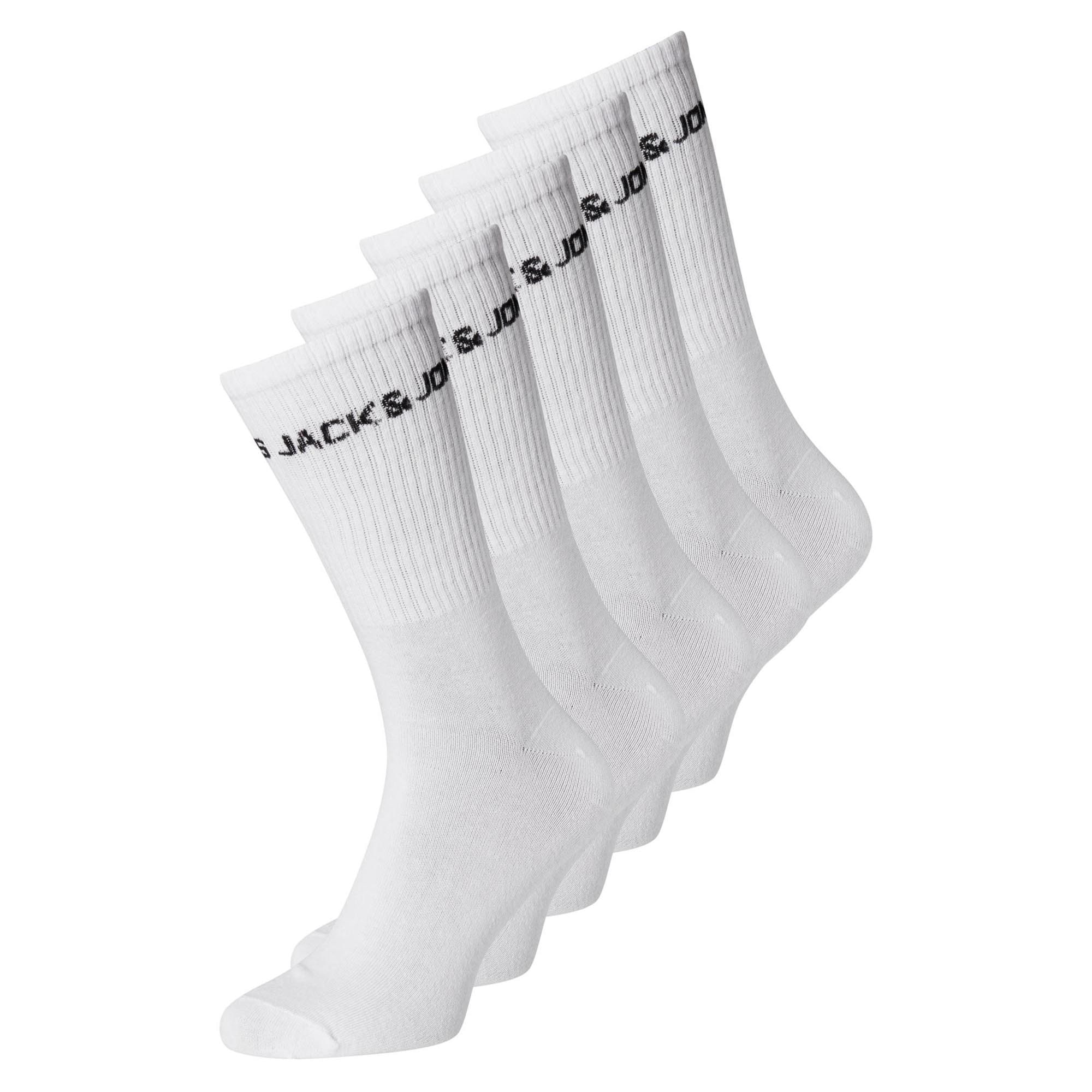 JACBASIC LOGO TENNIS SOCK 5 PACK JNR Unisex Socken 