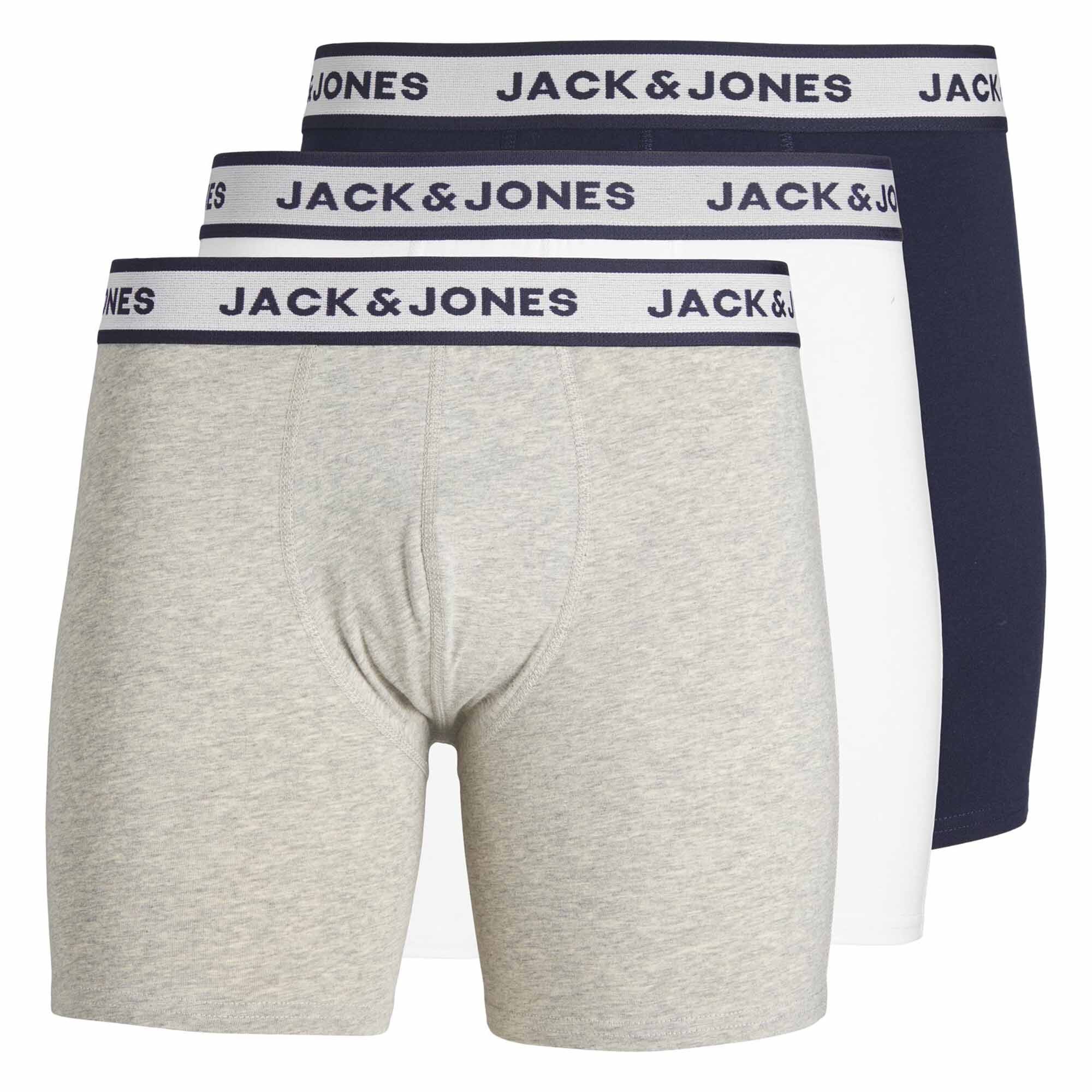JACSOLID BOXER BRIEFS 3P Herren Boxershort 