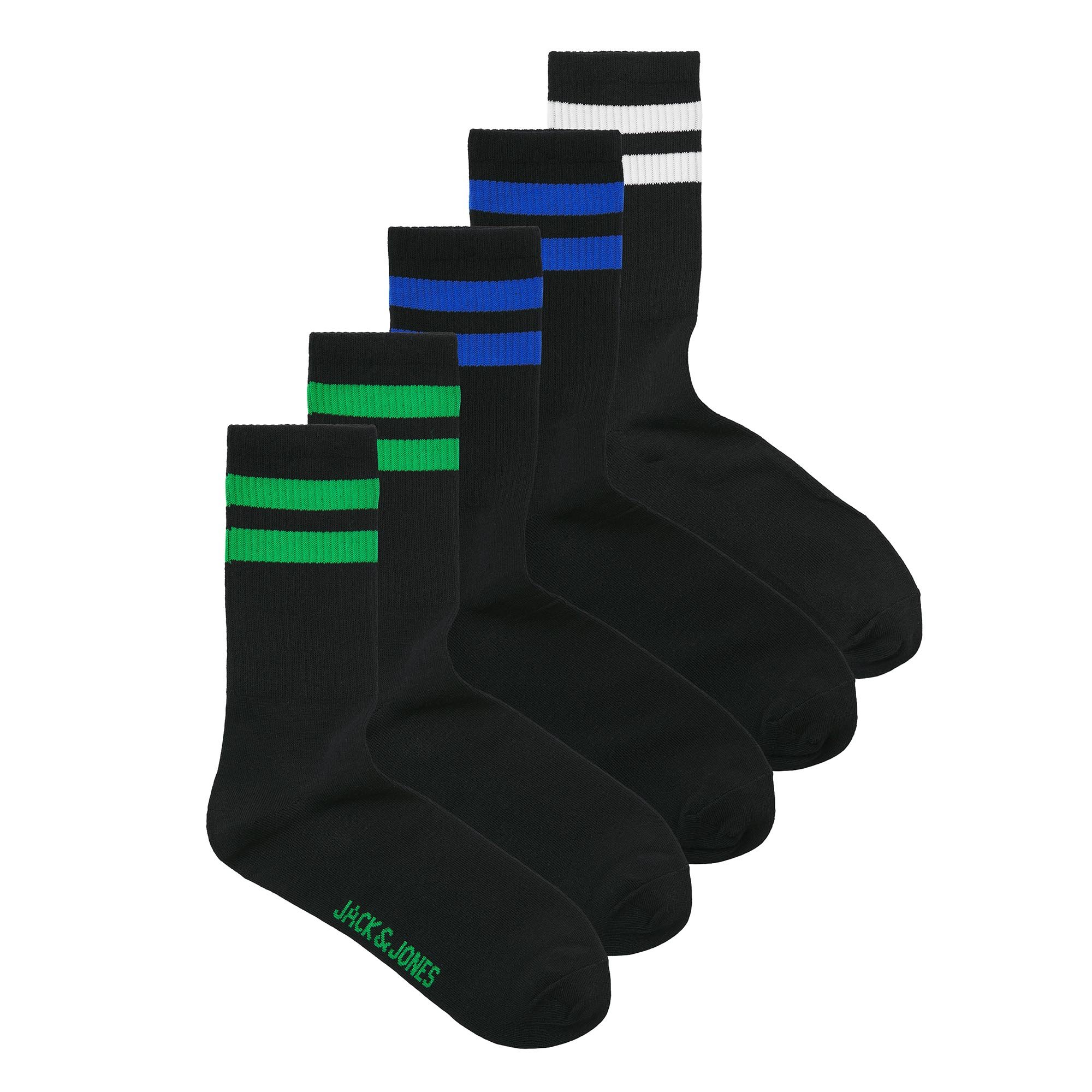 JACDEHLI TENNIS SOCKS 5 PACK Herren Socken 