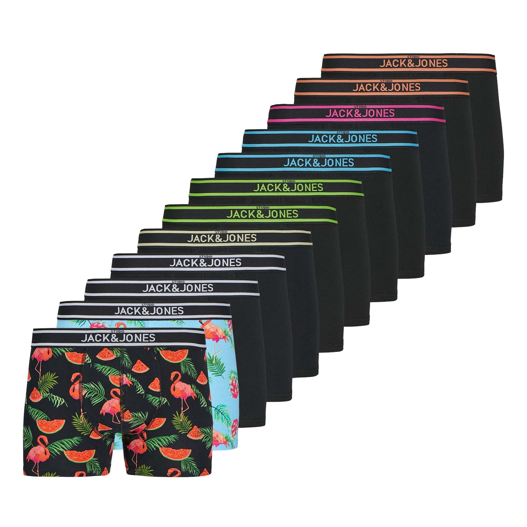 JACWATERMELON TRUNKS 12 PACK Herren Boxershort 