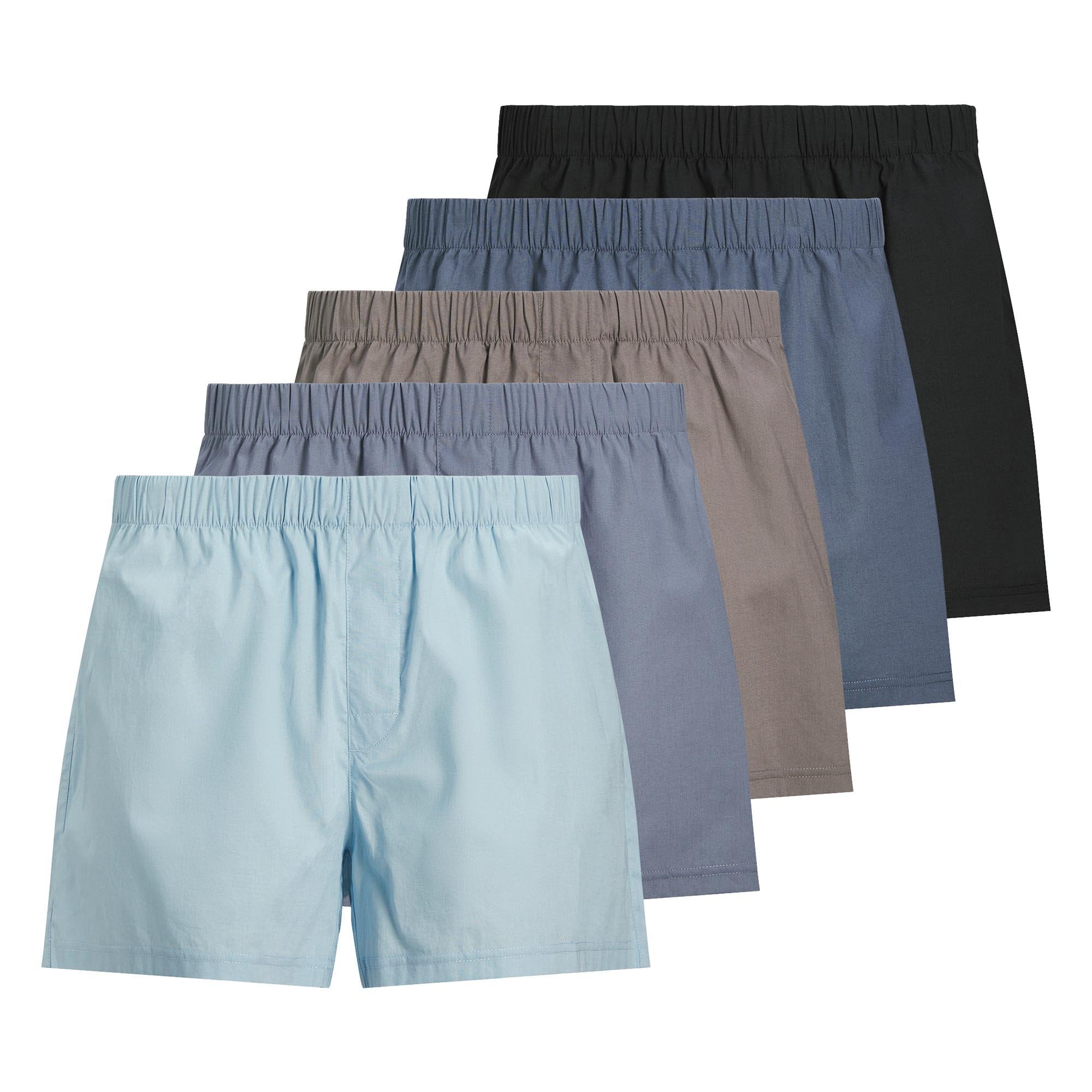 JACMILANO WOVEN BOXERS 5 PACK Herren Web-Boxershorts 