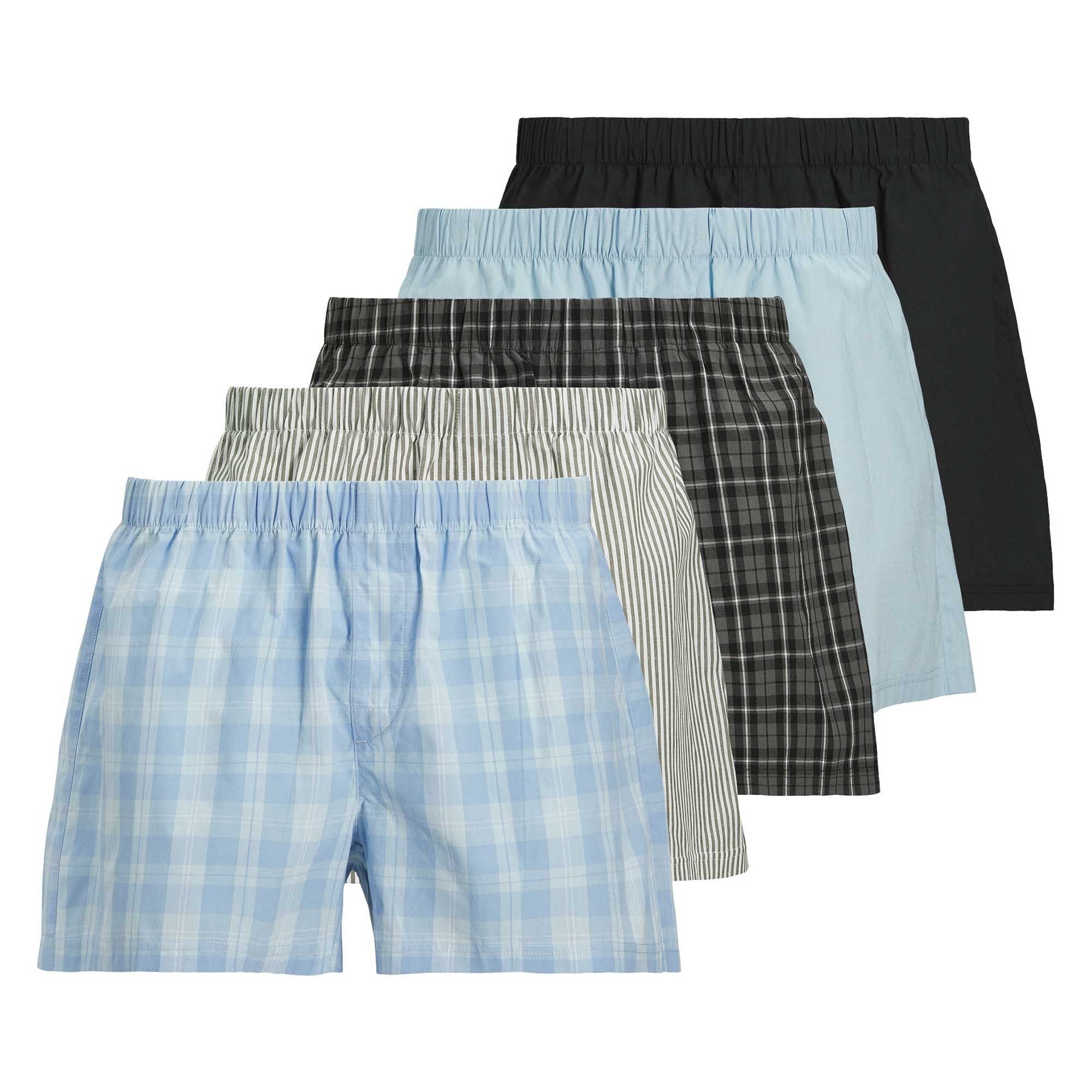 JACMILANO WOVEN BOXERS 5 PACK Herren Web-Boxershorts 