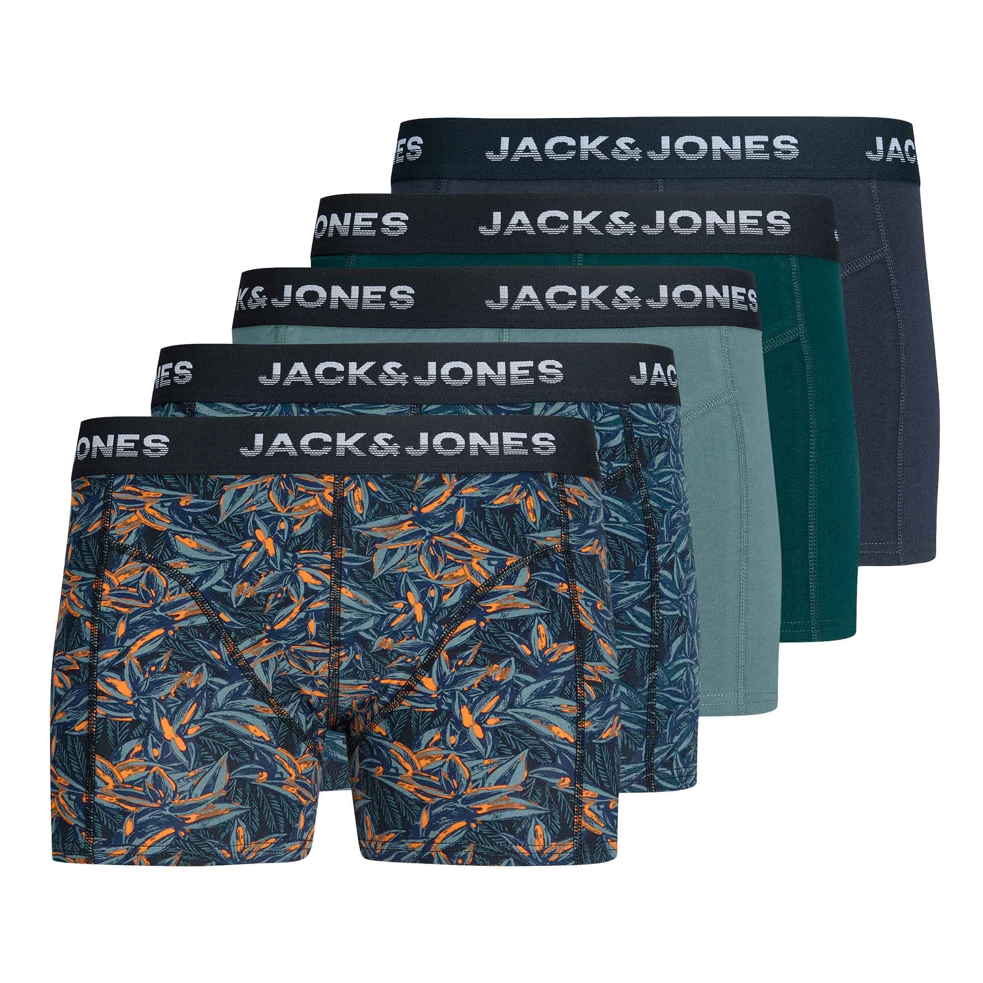 JACMAXWELL TRUNKS 5 PACK Herren Boxershort 