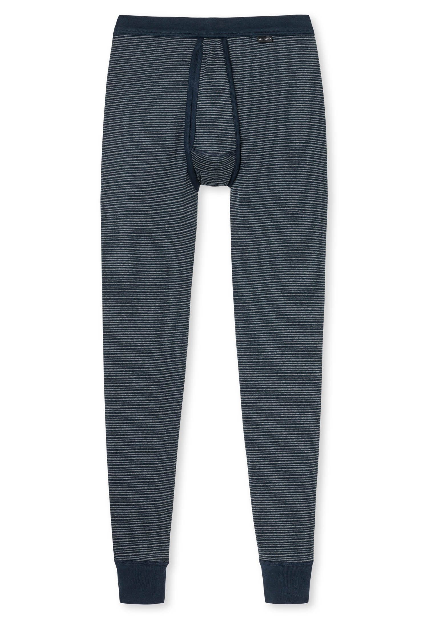 Herren Lange Unterhose Blau 