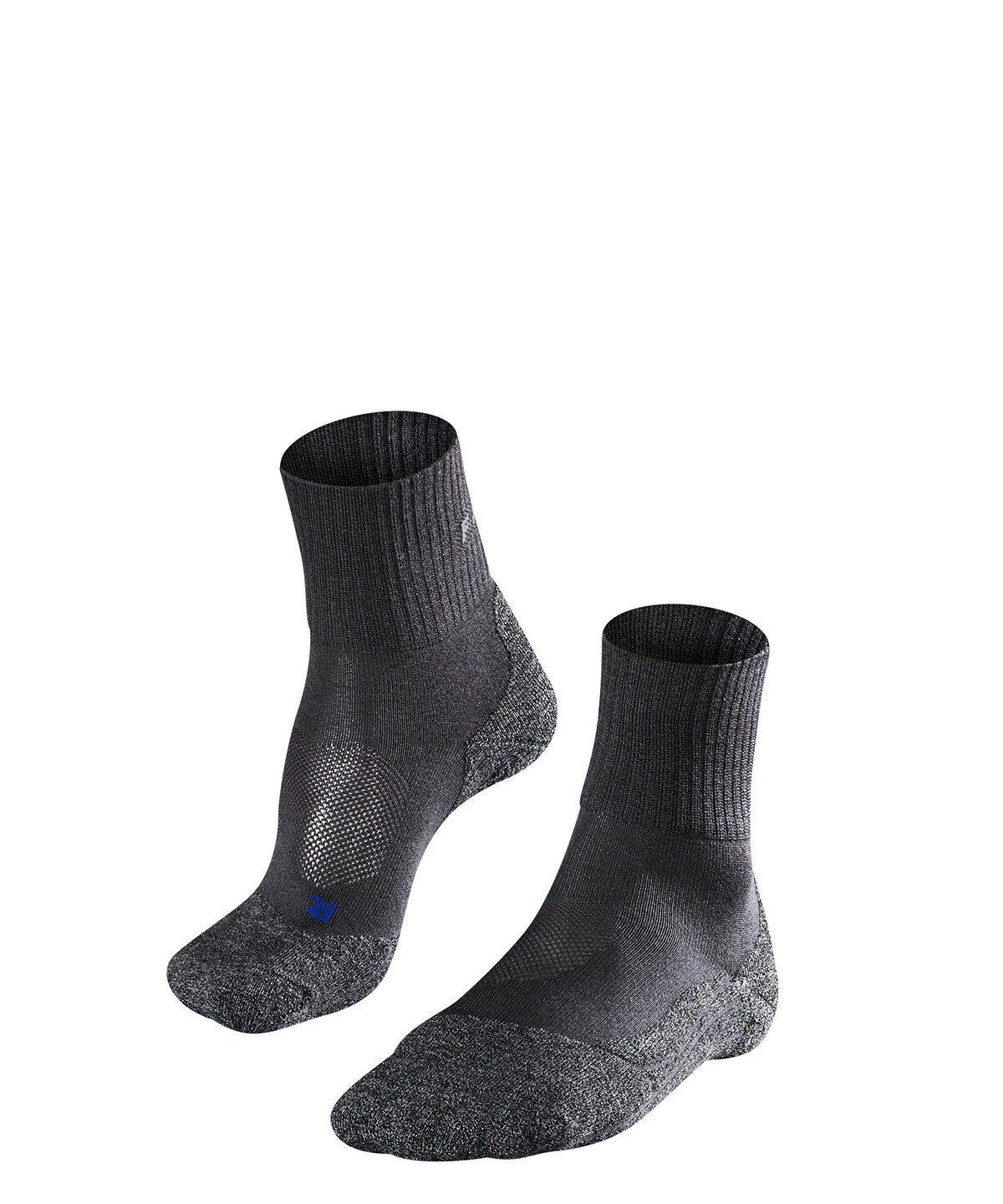 FALKE TK2 Short Cool Herren Socken, Größe 46-48 in Grau