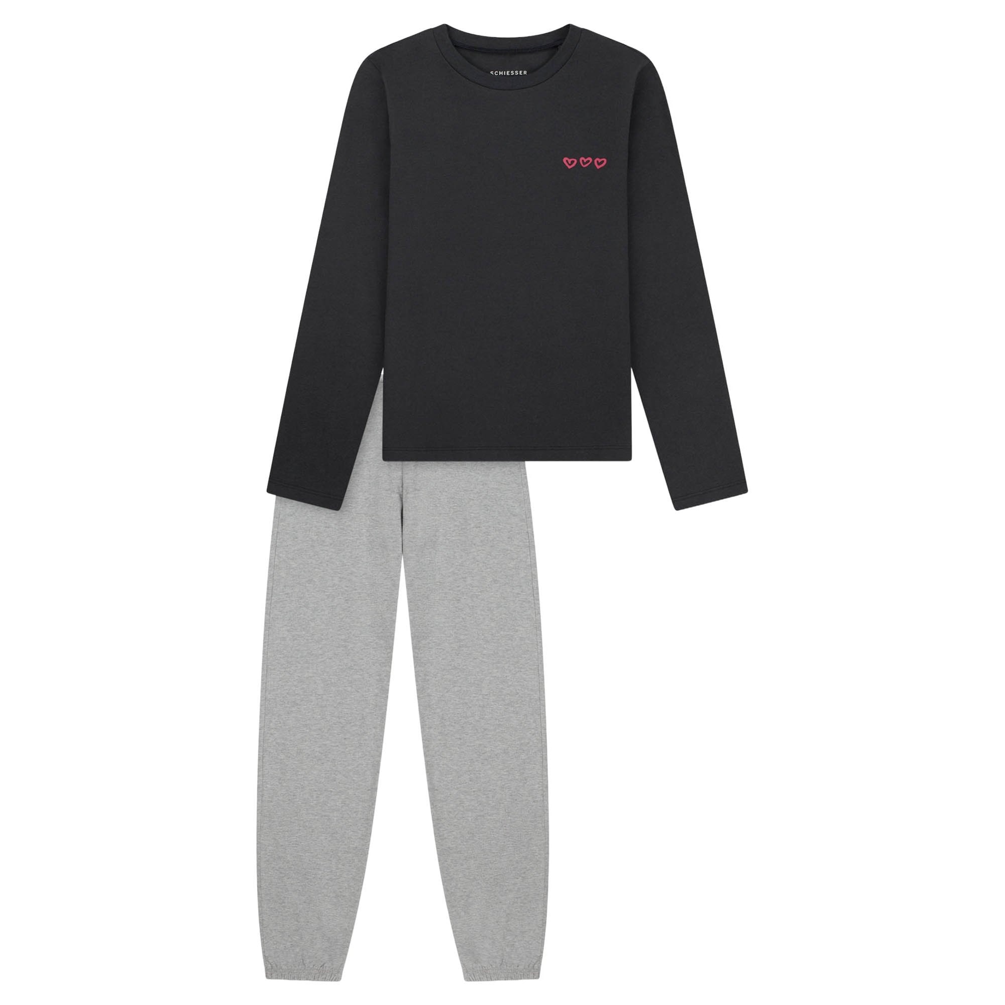 Kids Nightwear Herzen M&auml;dchen Pyjama 