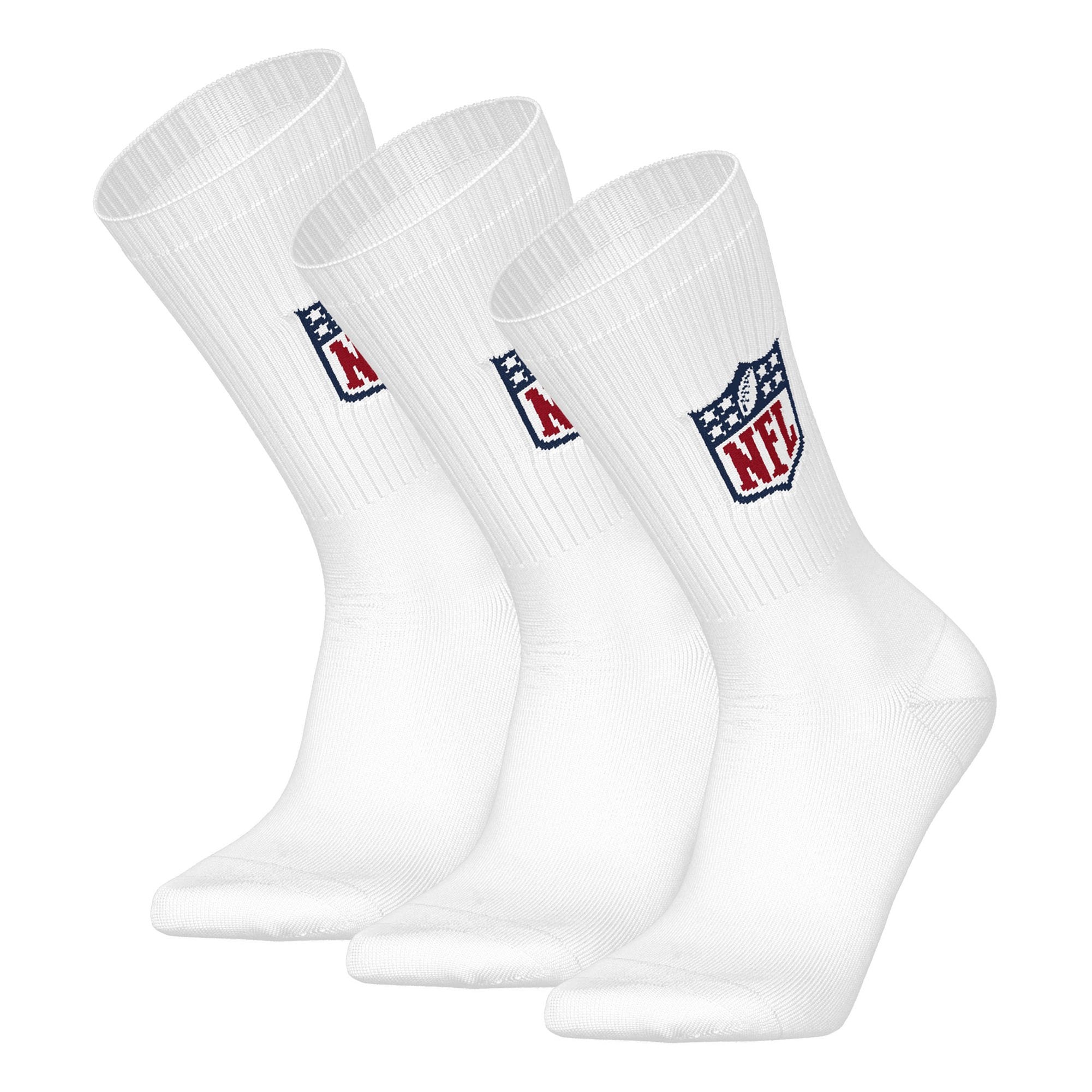 NFL SHIELD 3Pack Crew Socks Unisex Socken 