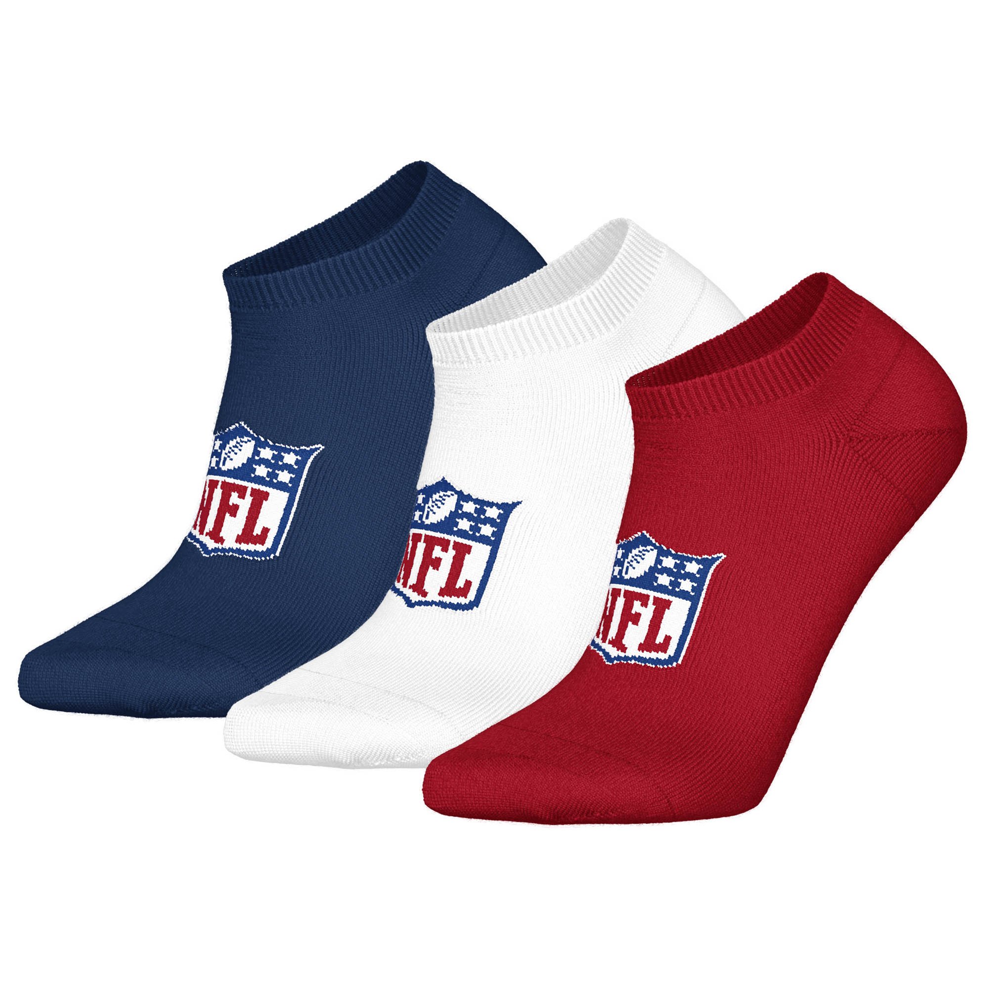NFL SHIELD 3Pack Sneaker Socks Unisex Socken 