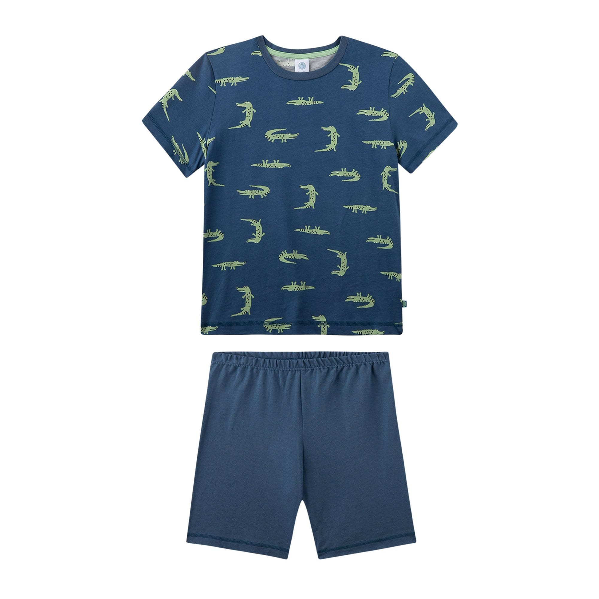 Pyjama kurz Krokodil Jungen Pyjama 