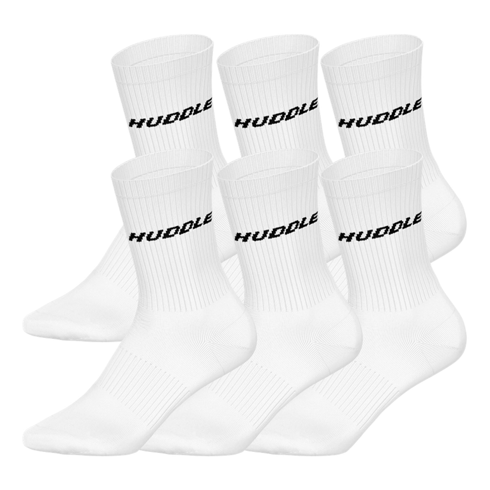 HUDDLE  6pk Crew Socks Unisex Socken 
