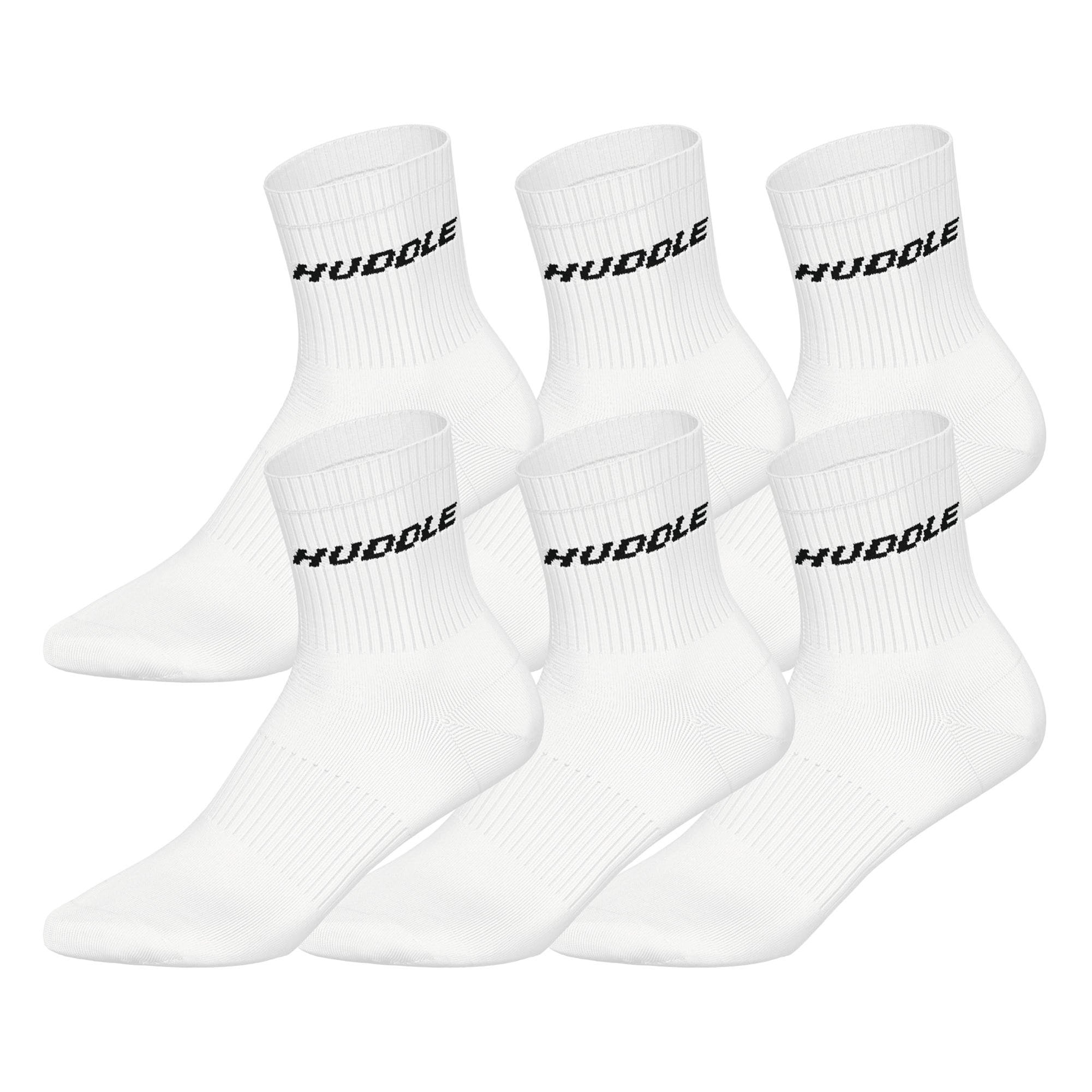 HUDDLE  6pk Short Crew Socks Unisex Socken 