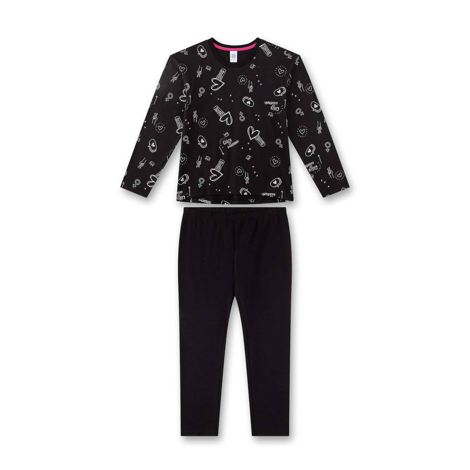 SANETTA Pyjama fille noir | 152