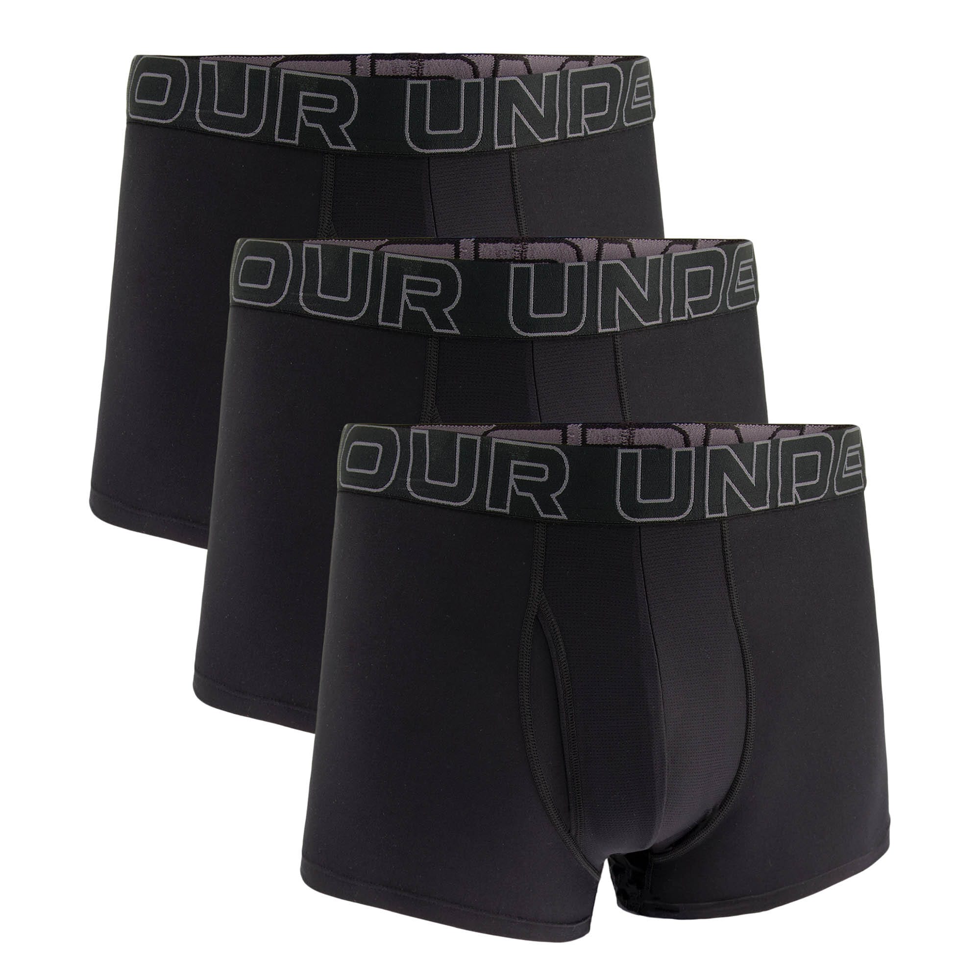 UA PERFORMANCE TECH - SOLID 3 IN 3PK Herren Boxershort 