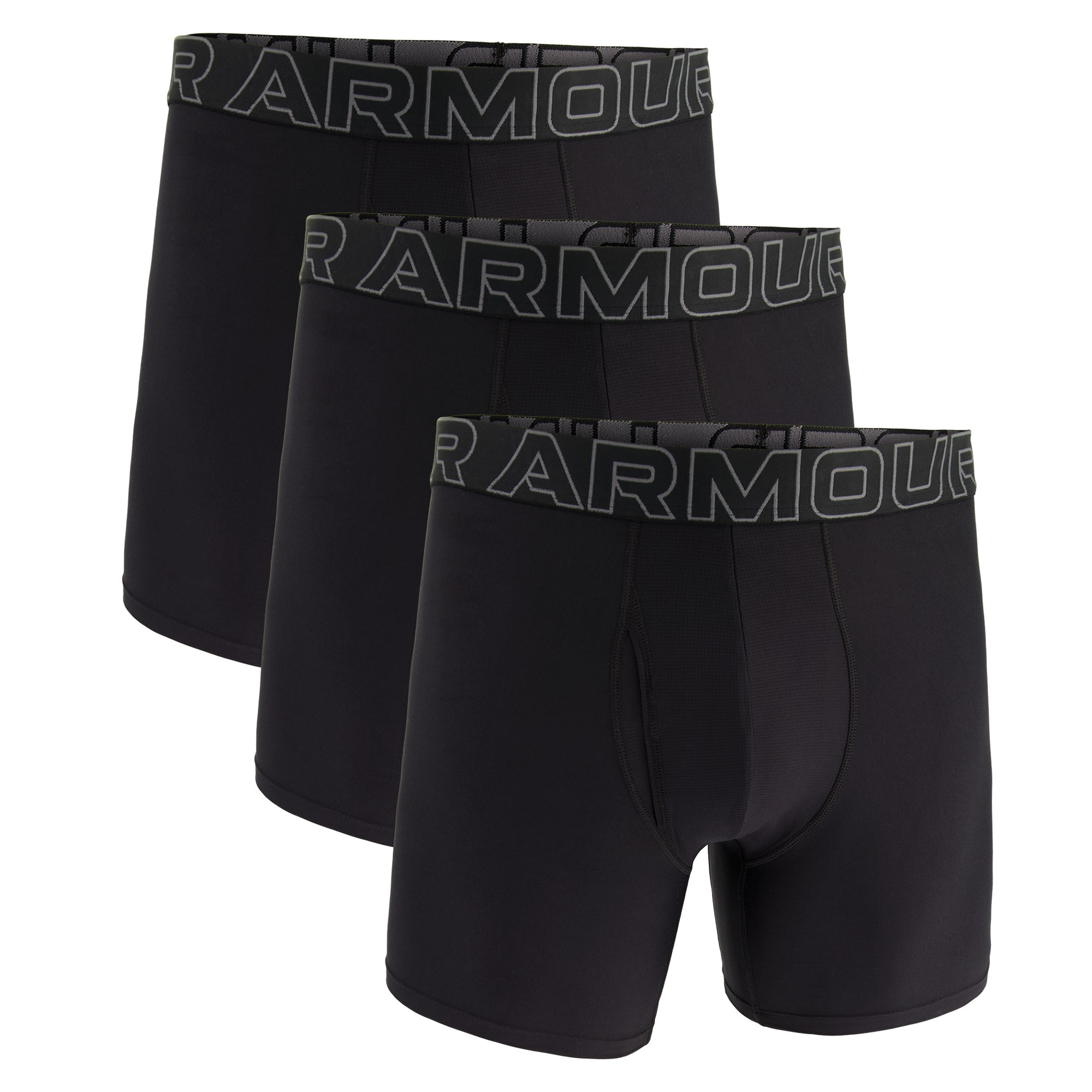 UA PERFORMANCE TECH - SOLID 6 IN 3PK Herren Boxershort 