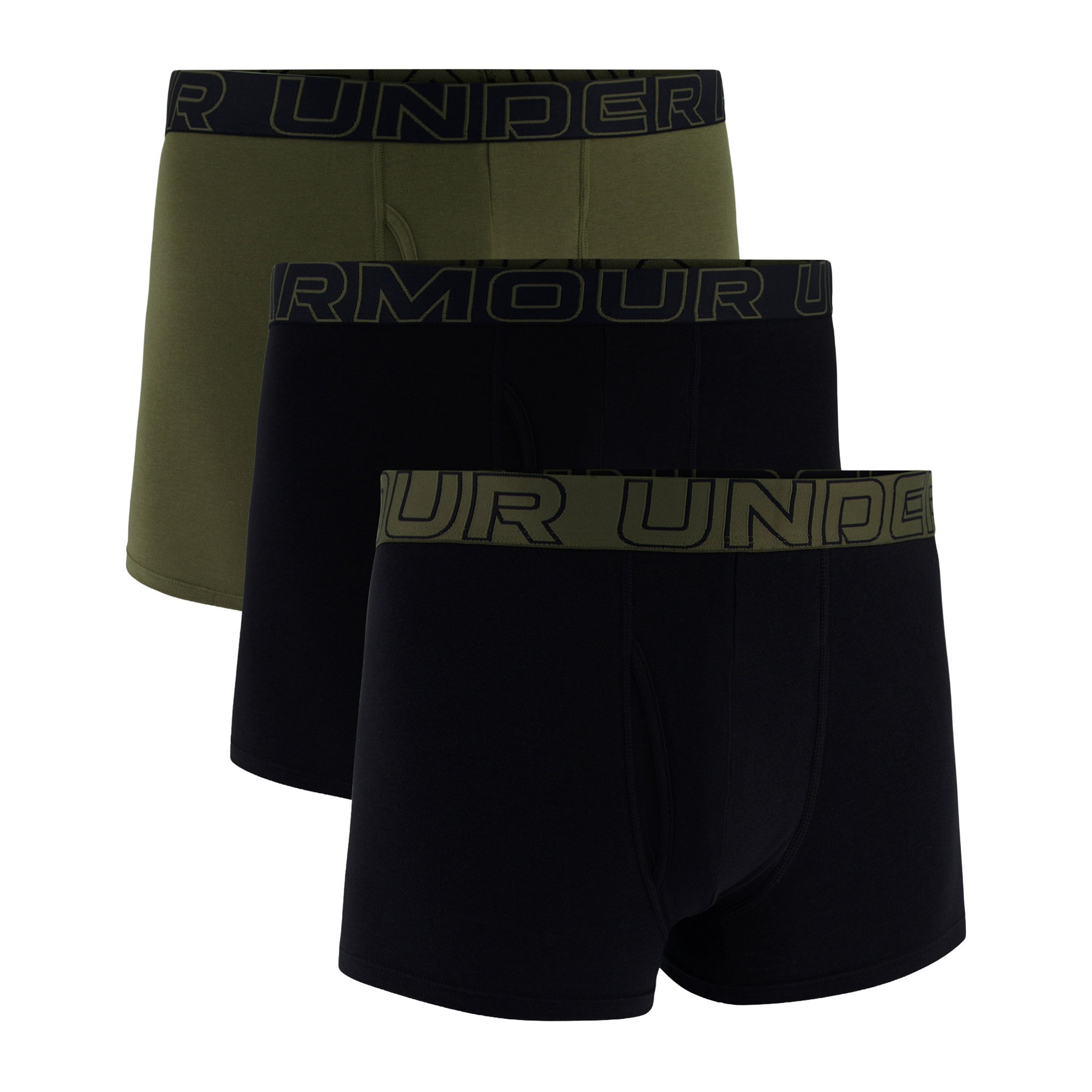 UA PERFORMANCE COTTON - SOLID 3 IN 3PK Herren Boxershort 