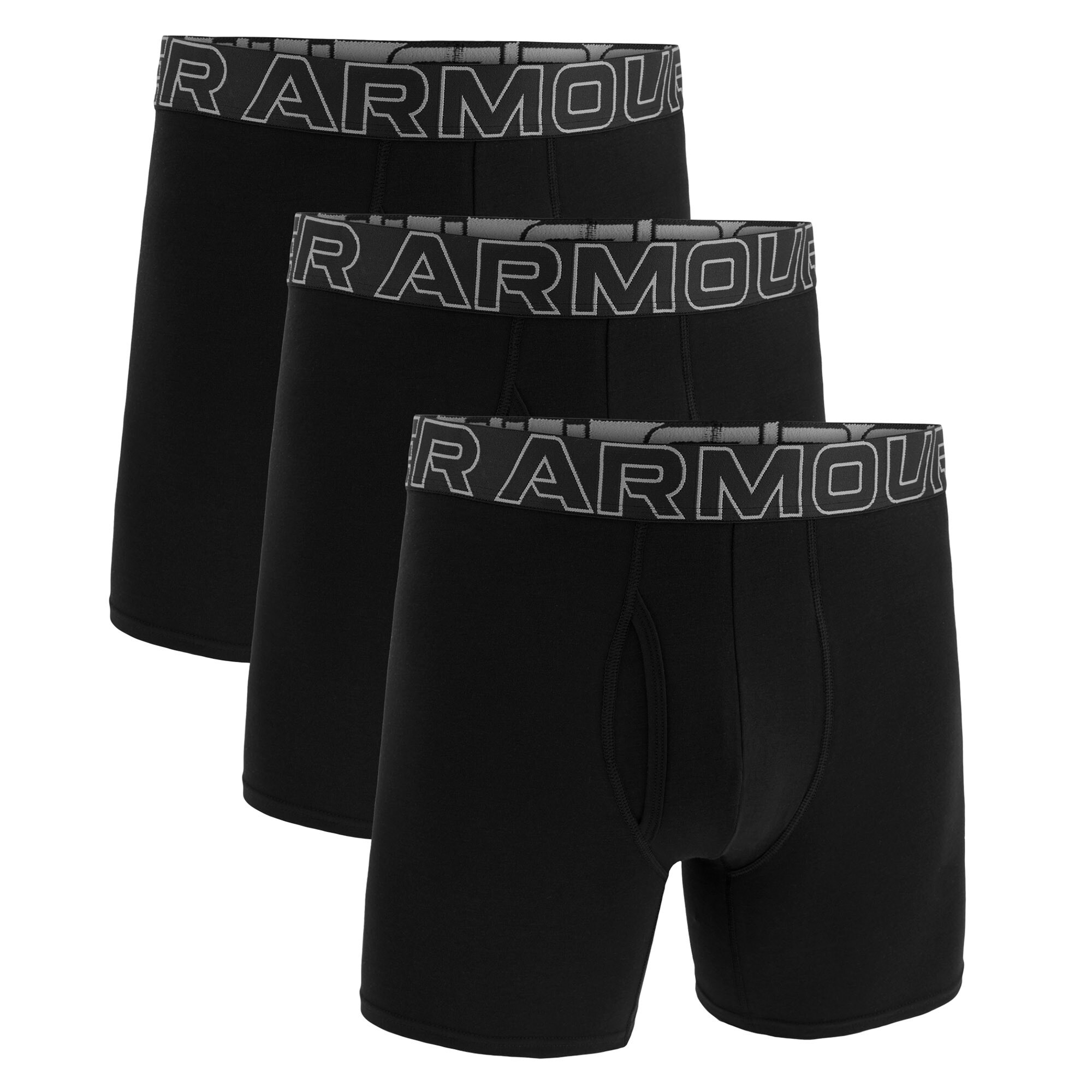 UA PERFORMANCE COTTON - SOLID 6 IN 3PK Herren Boxershort 