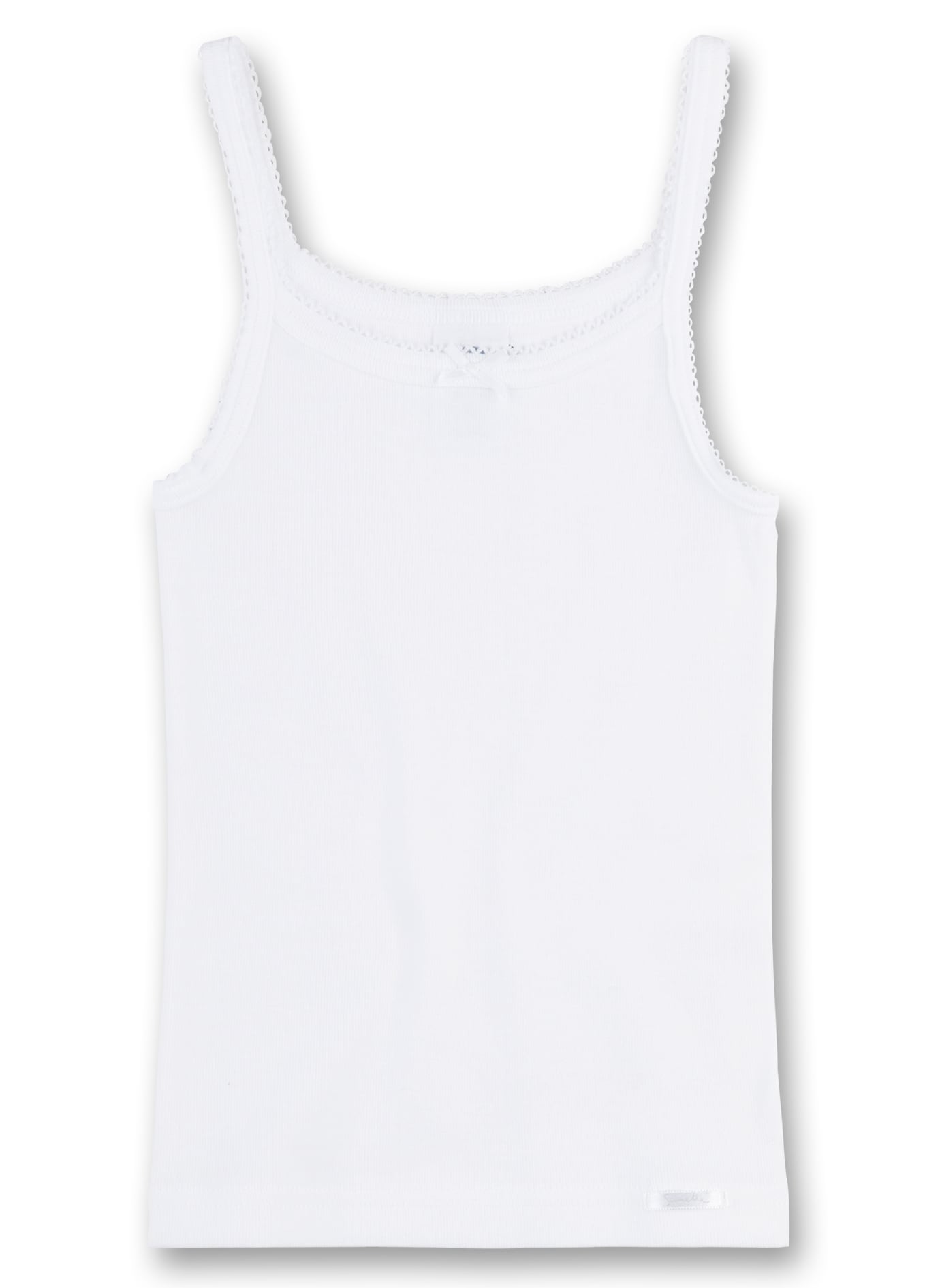 M&auml;dchen Unterhemd Wei&szlig; 