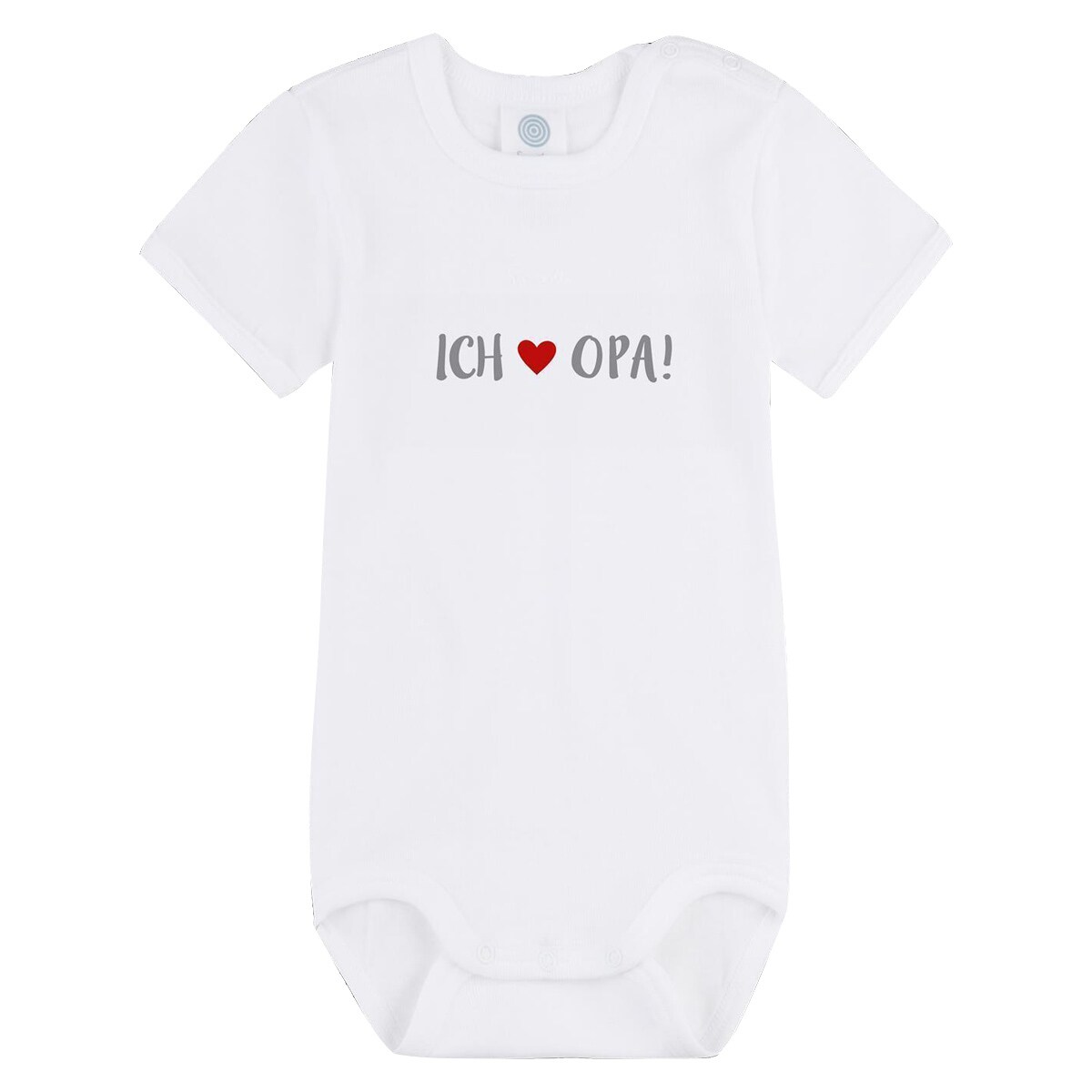 Unisex Strampler Wei&szlig; 