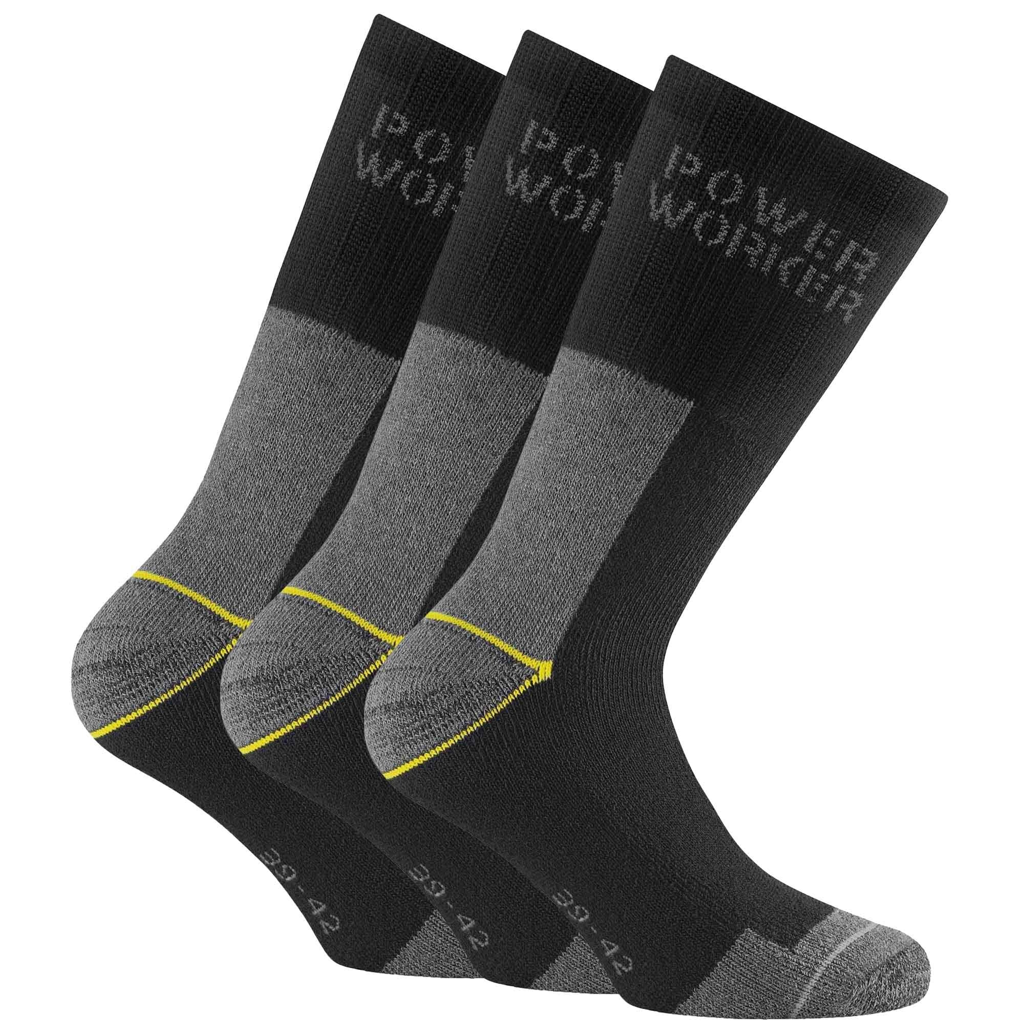 Power Worker Wilmax 3er Pack Unisex Socken 