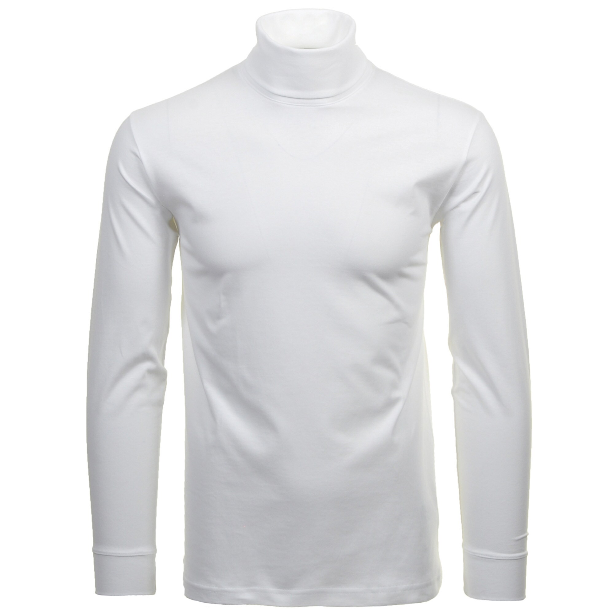 Langarm Basic Rollkragen Regular Fit Herren Longsleeve 