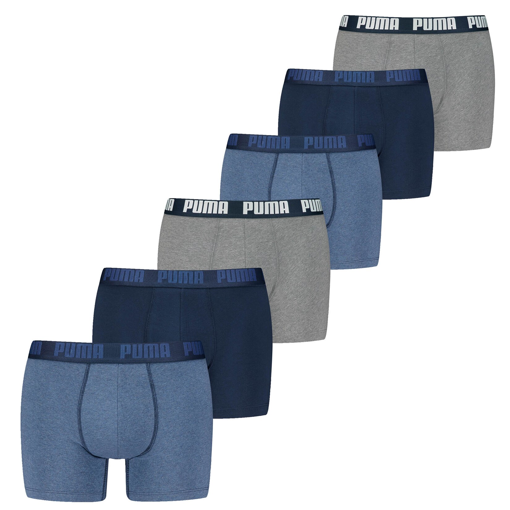 PUMA BASIC BOXER 6P ECOM Herren Boxershort