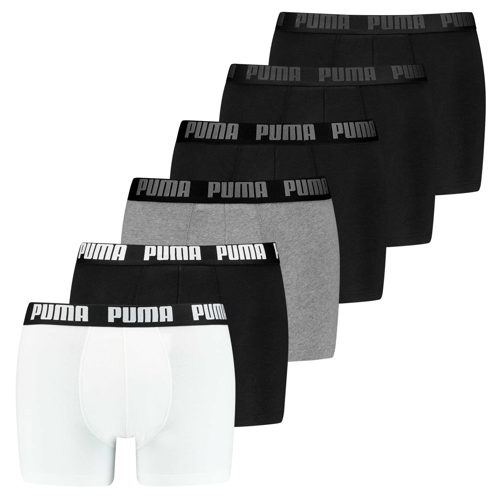 PUMA BASIC BOXER 6P ECOM Herren Boxershort
