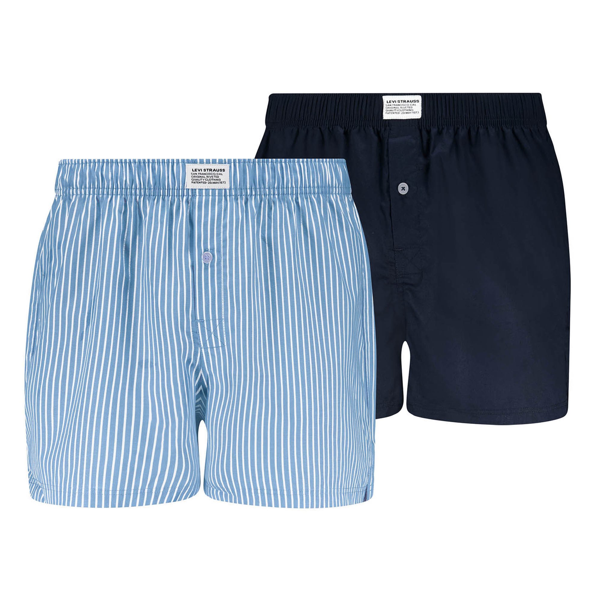 Woven Boxers 2P Herren Web-Boxershorts 